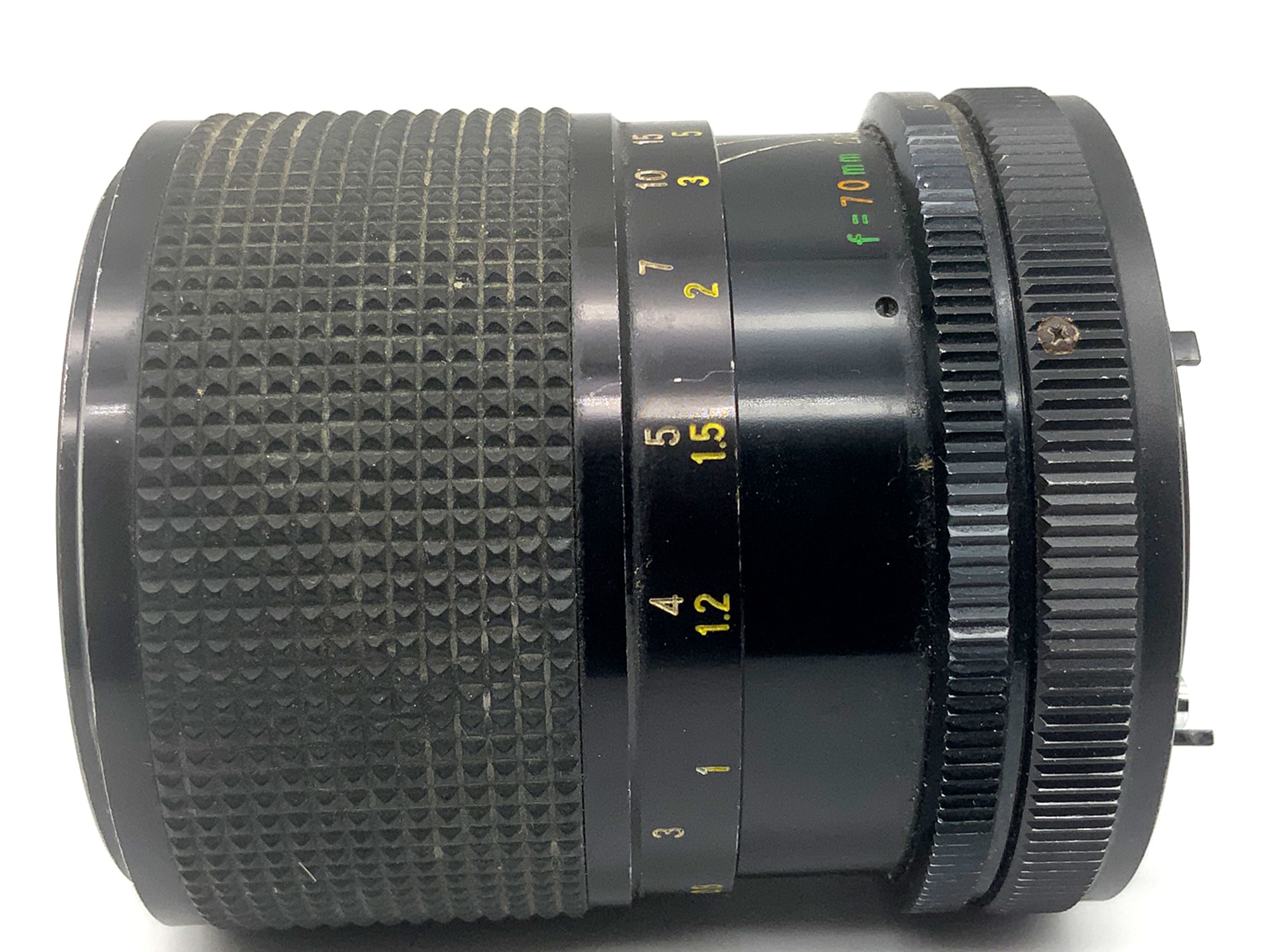 Objectif Revue 35-70mm 1:3.5-4.5 Auto Revuenon Zoom MC Zoom Lens (Canon FD)