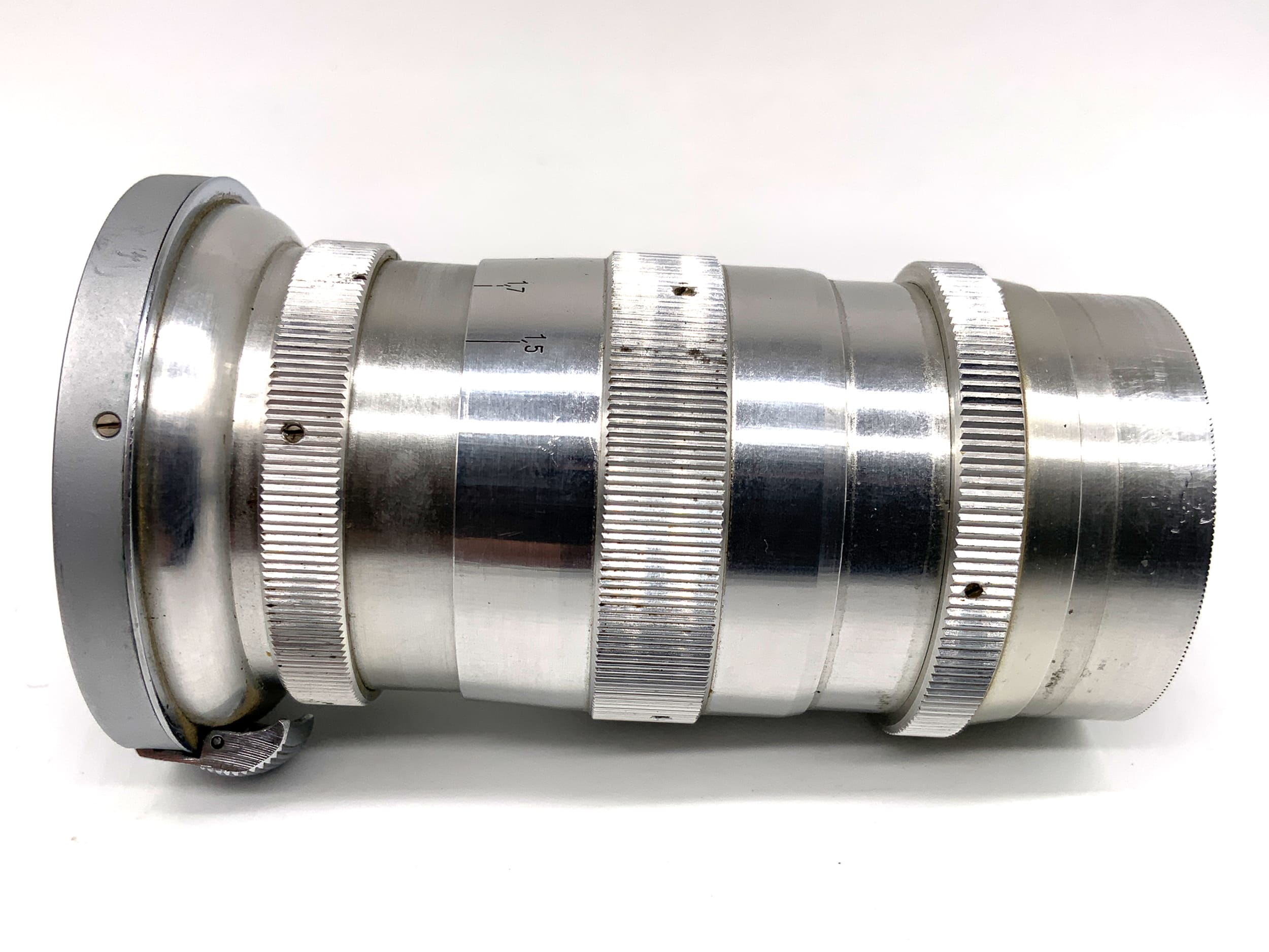 KMZ Jupiter-11 red P 135mm 1:4 Objektiv Festbrennweite (Contax RF)