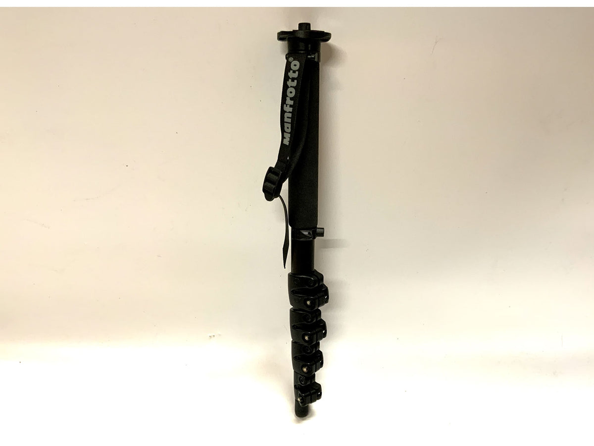 Monopode Manfrotto 695CX en fibre de carbone noire, monopode en fibre de carbone, trépied en fibre de carbone