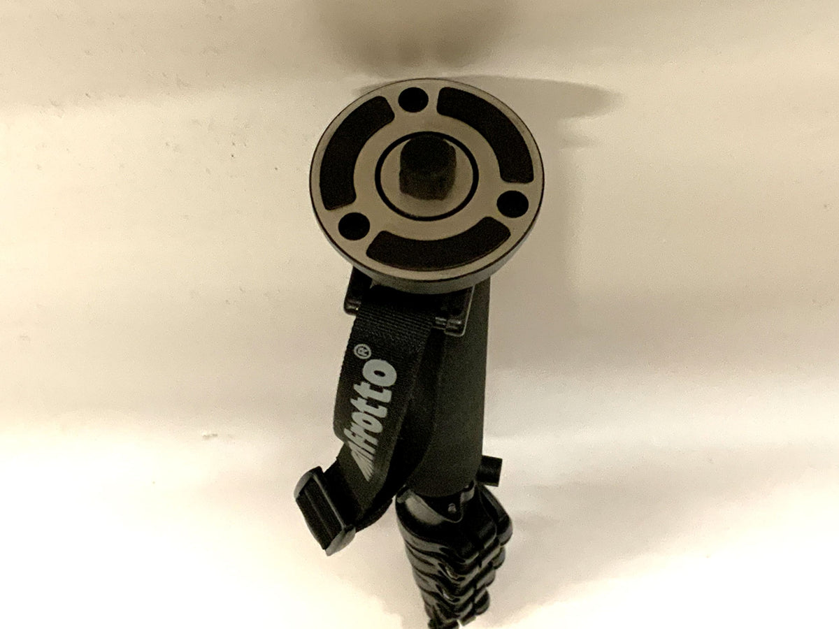 Monopode Manfrotto 695CX en fibre de carbone noire, monopode en fibre de carbone, trépied en fibre de carbone