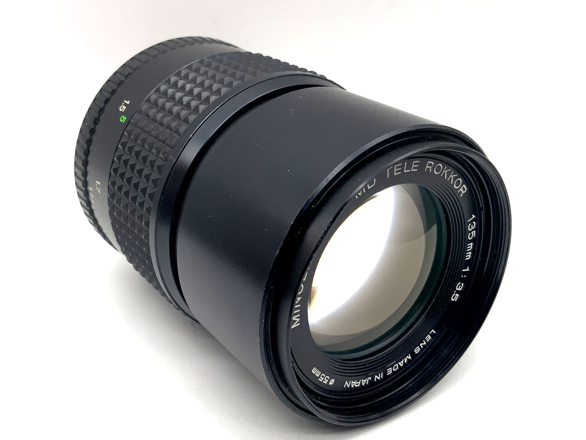 Objectif Minolta 135 mm 1:3.5 MD Tele Rokkor Prime (Minolta MD)