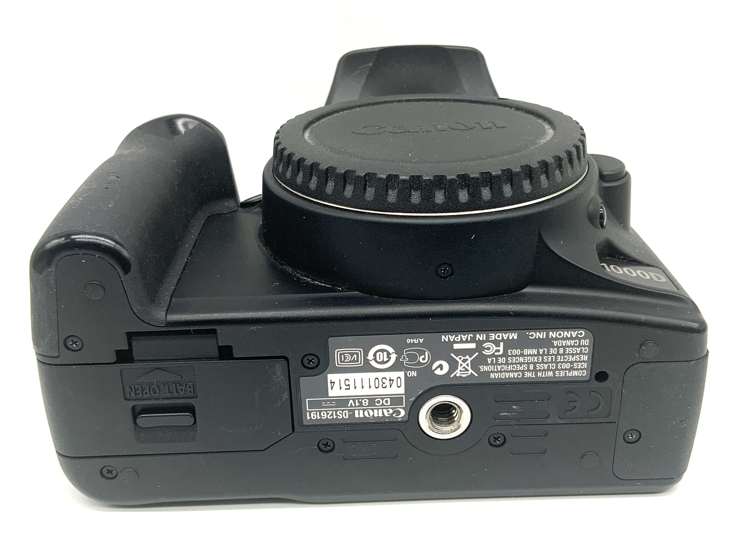 Canon Eos 1000D DSLR Spiegelreflexkamera Body Gehäuse (EF-S)
