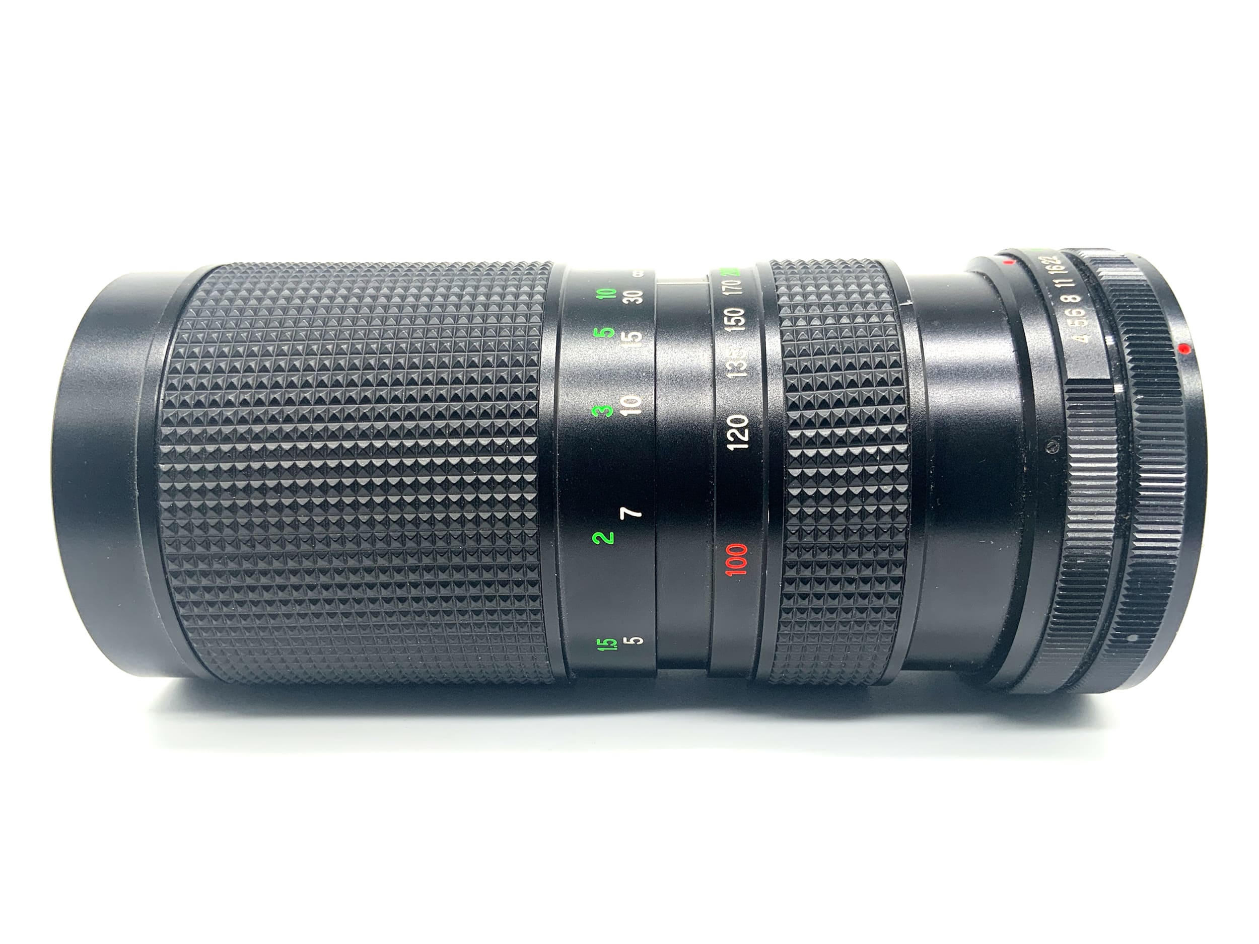 Vivitar Close Focusing Auto Zoom 100-200mm 1:4 Objektiv Zoomobjektiv (Canon FD)
