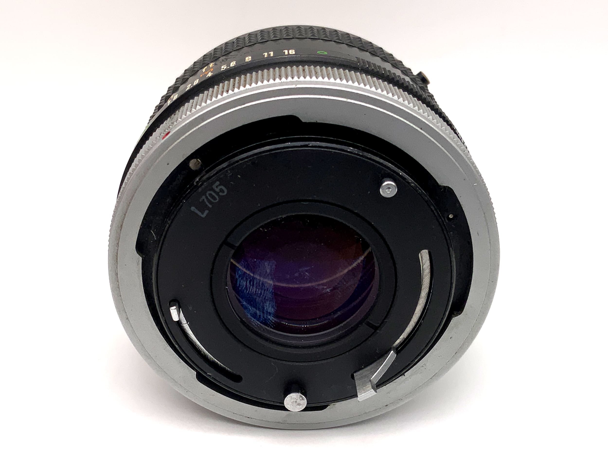 Objectif Canon 50 mm 1:1.8 FD avec monture macro (Canon FD)