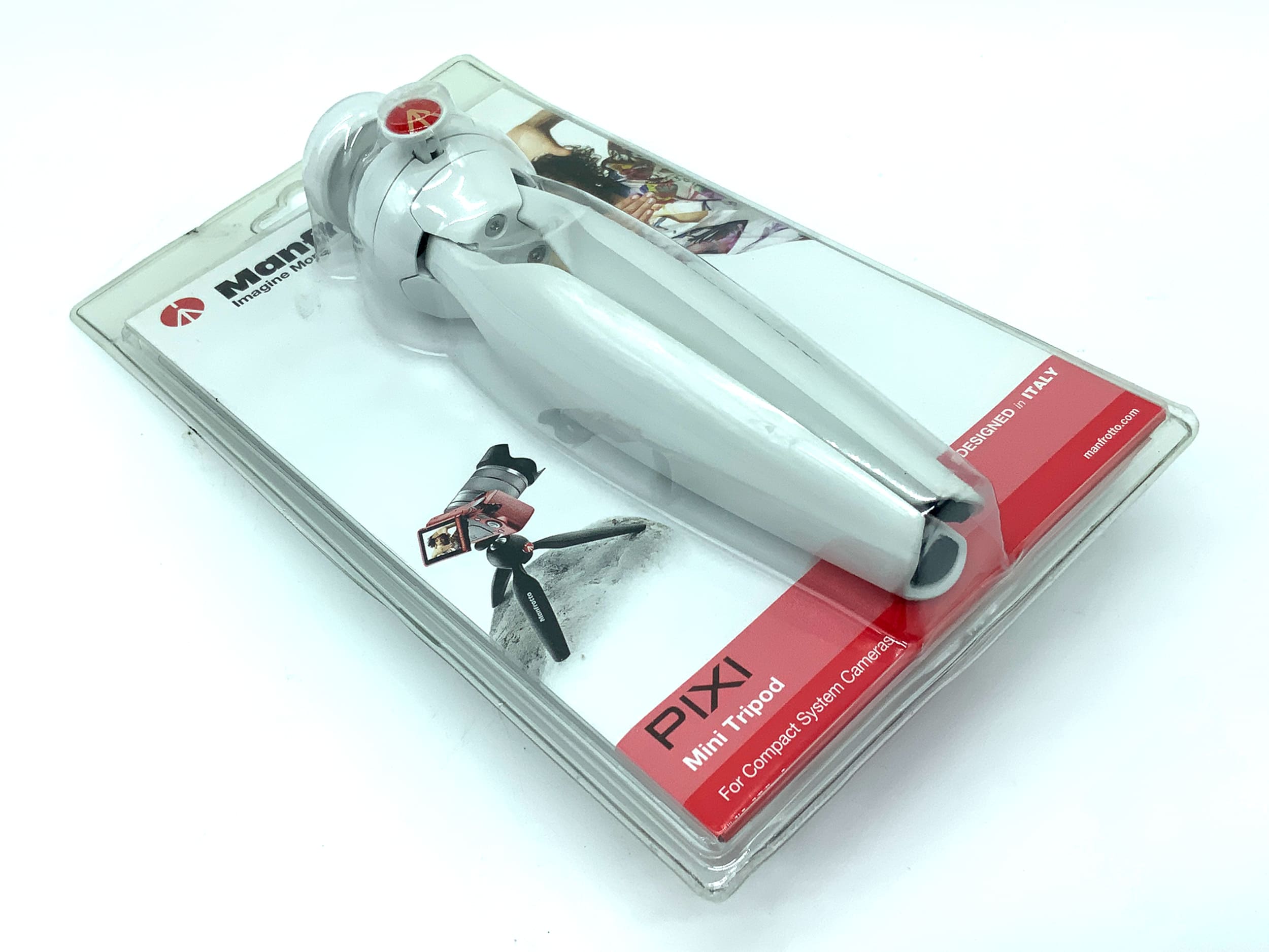 Mini trépied de table Manfrotto PIXI blanc
