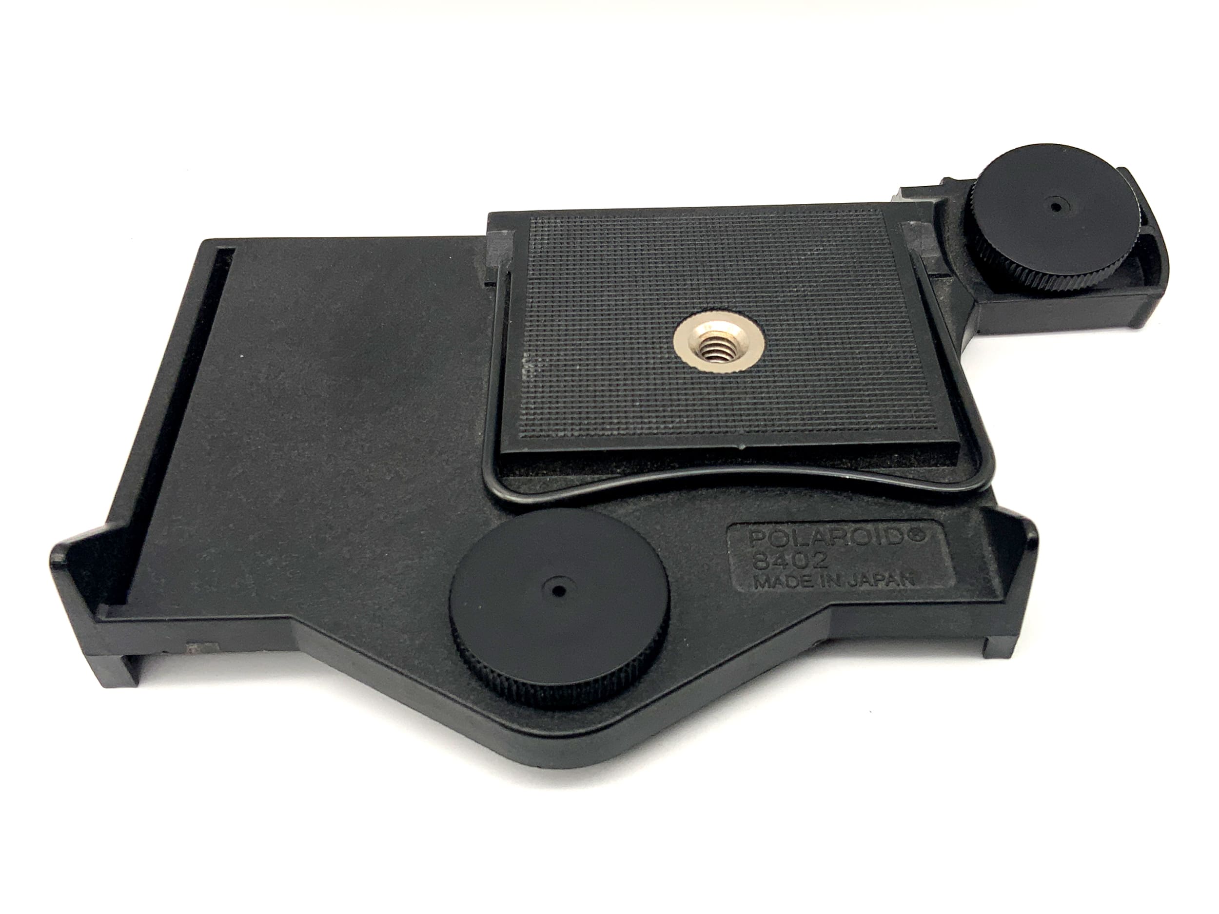 Adaptateur de flash pour trépied Polaroid 8402 noir, compatible avec le SX-70