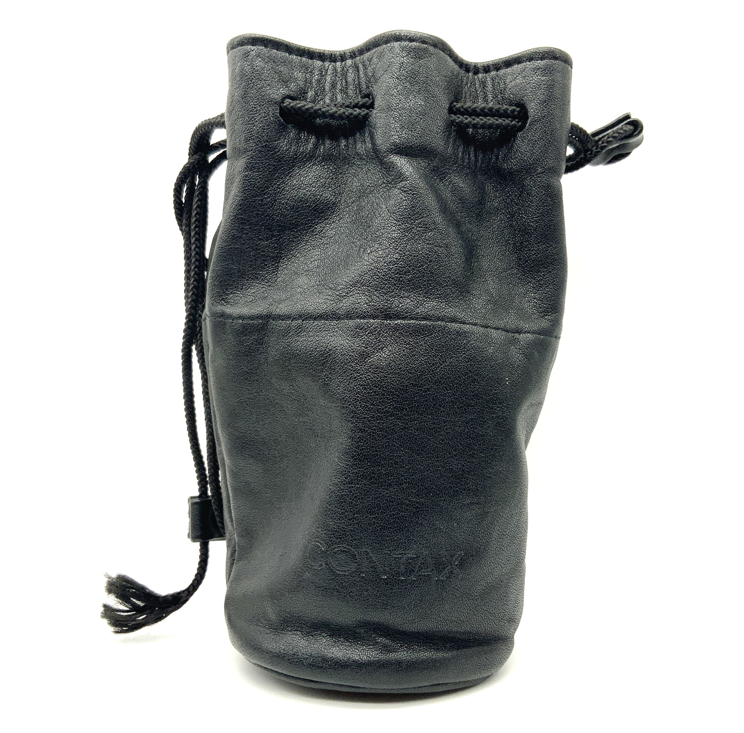 Étui pour objectif Contax, étui souple, noir III, étui en cuir, pochette pour objectif.