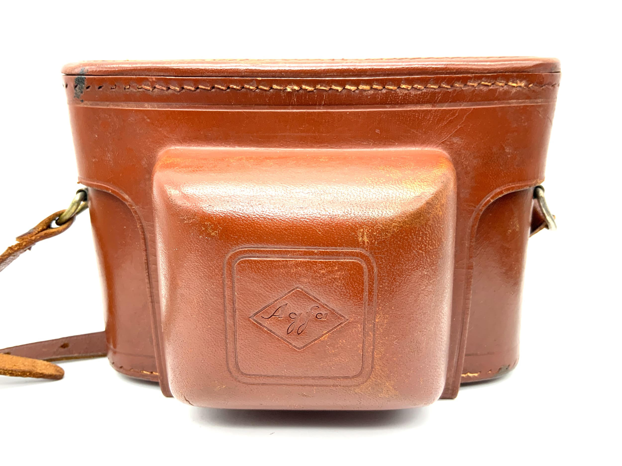 Agfa 6028 Ready Case Brown for Super Silette Leather Case Camera Bag