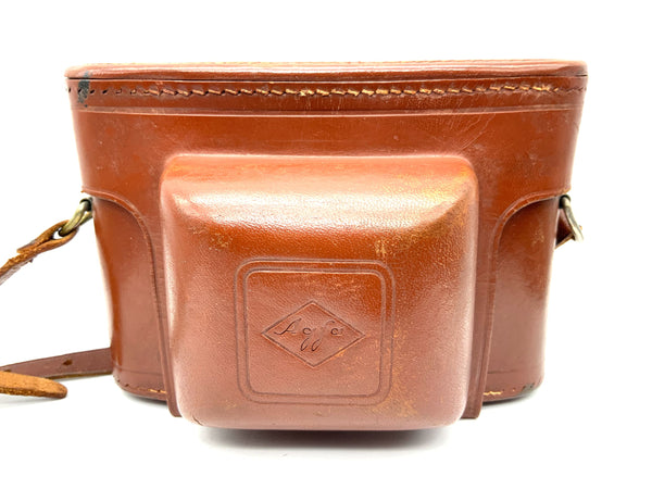 Étui Agfa 6028 Ready Case marron pour sac photo Super Silette en cuir