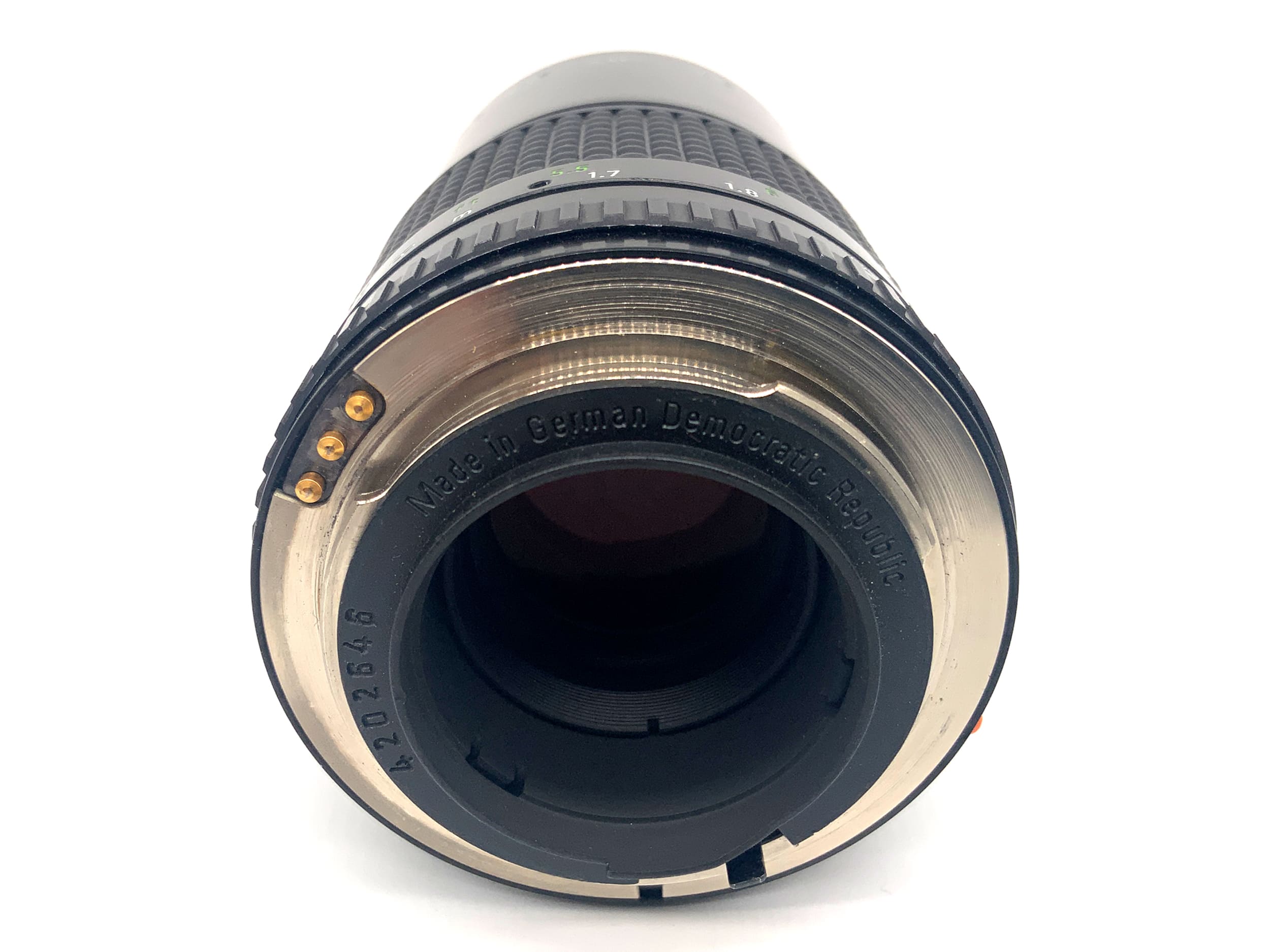 Pentacon Prakticar MC 135mm 1:2.8 Objektiv Festbrennweite (Praktica B) Nebel!