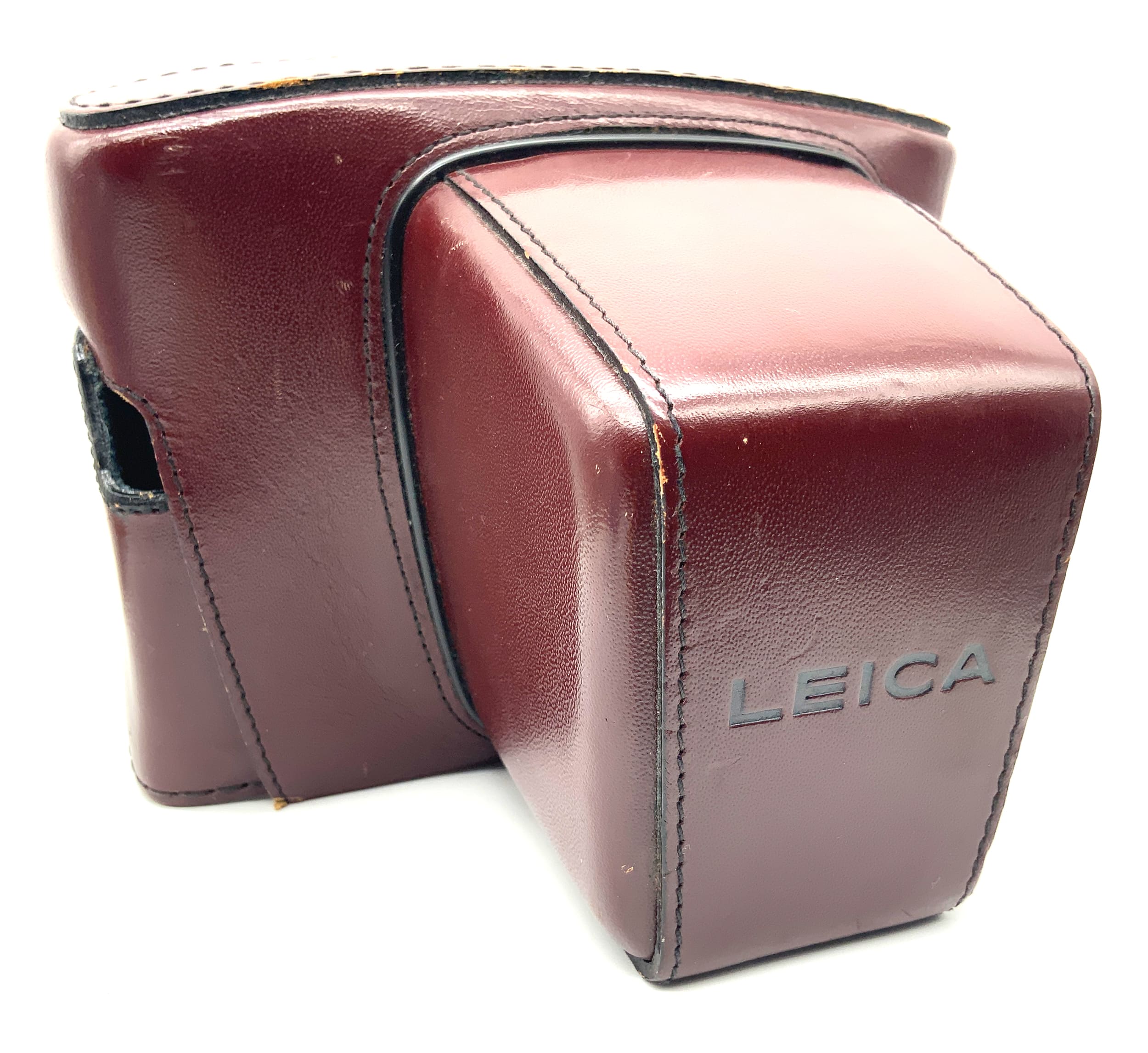 Étui Leica R3 Ever Ready, en cuir rouge