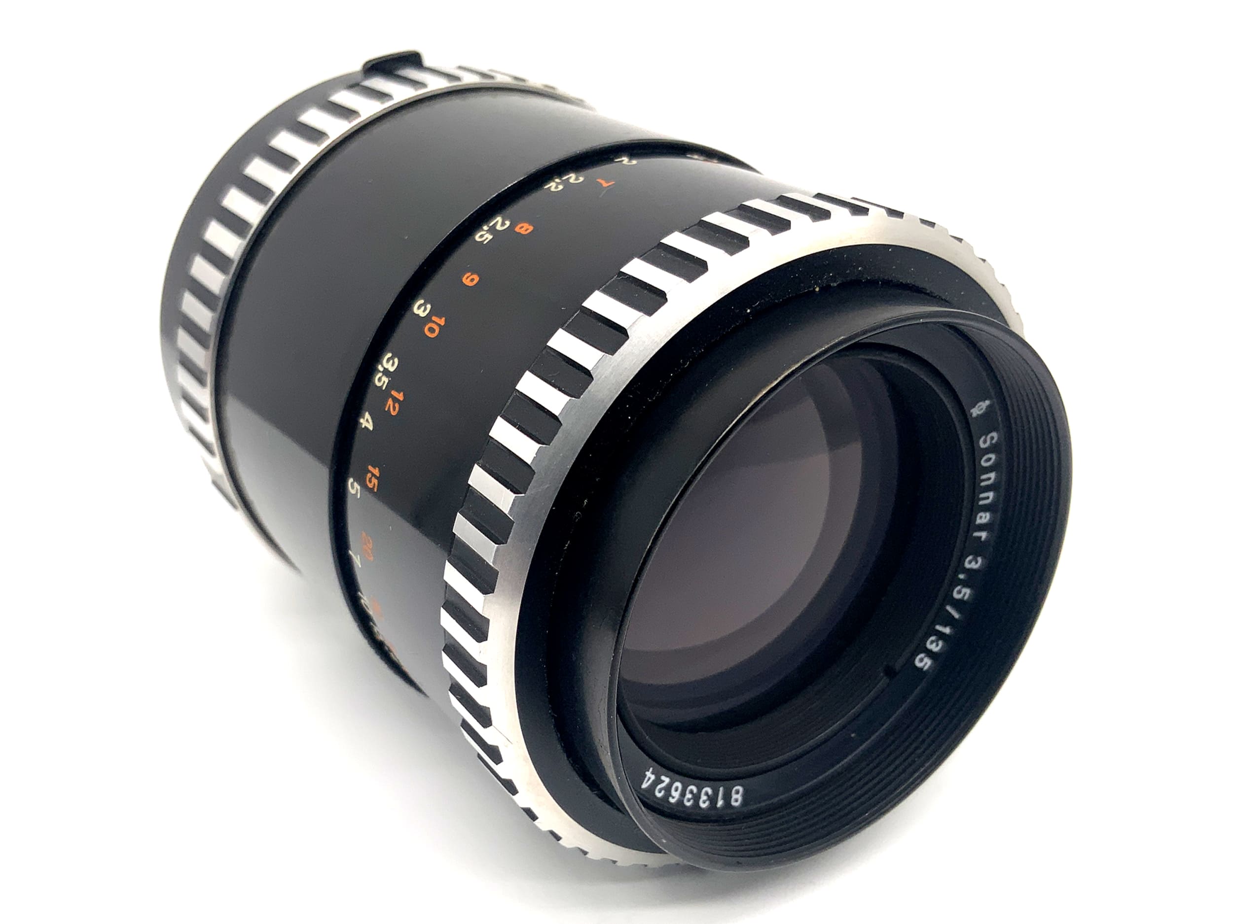 Carl Zeiss Jena Q1 Sonnar 135mm 1:3.5 Objektiv Zebra Festbrennweite (M42)