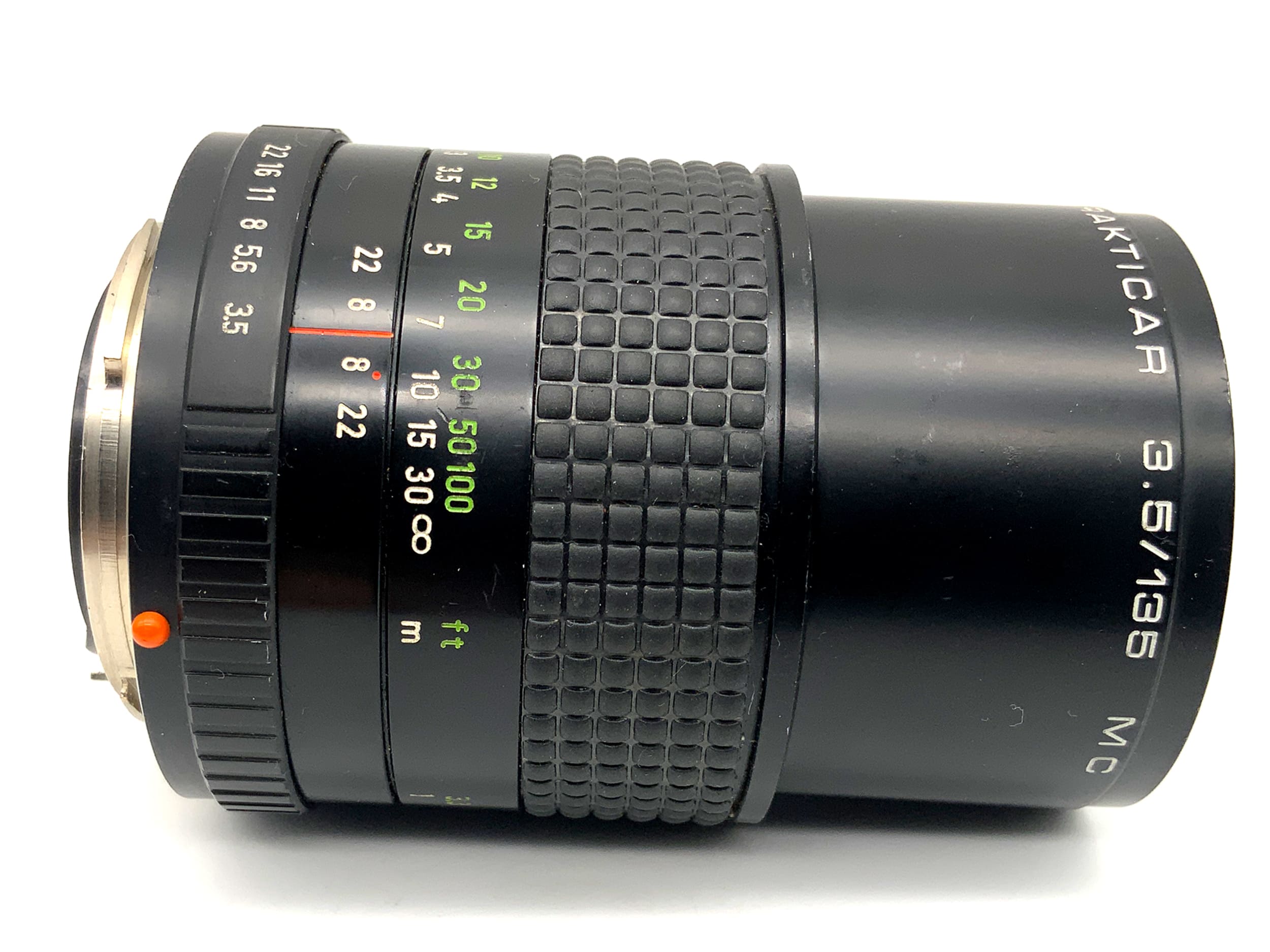 Objectif Carl Zeiss 135 mm 1:3.5, objectif fixe Jena Prakticar MC (Praktica B)