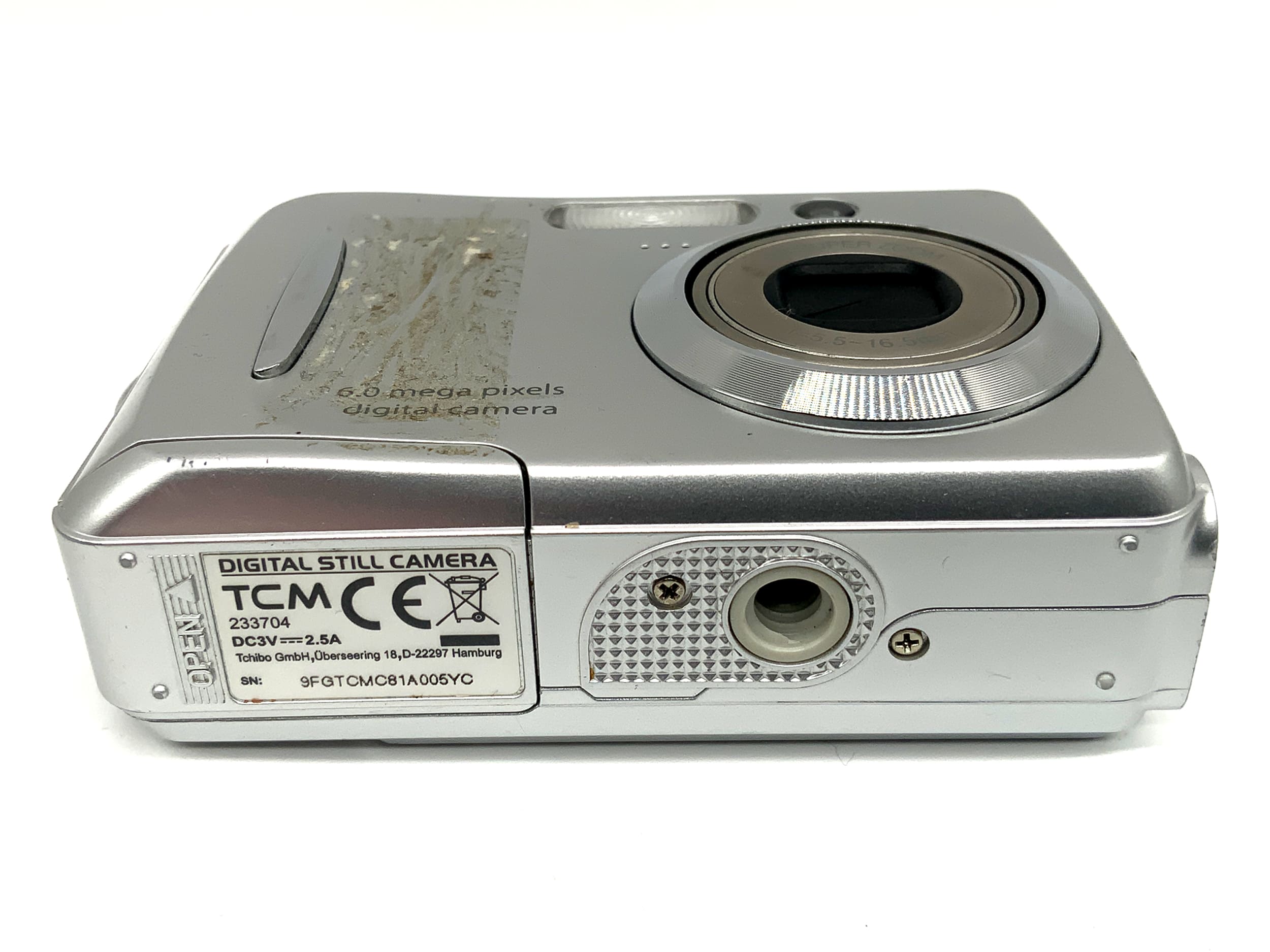 TCM DC3V Digitale Kompaktkamera mit 5.5.-16.5 bleibt aus