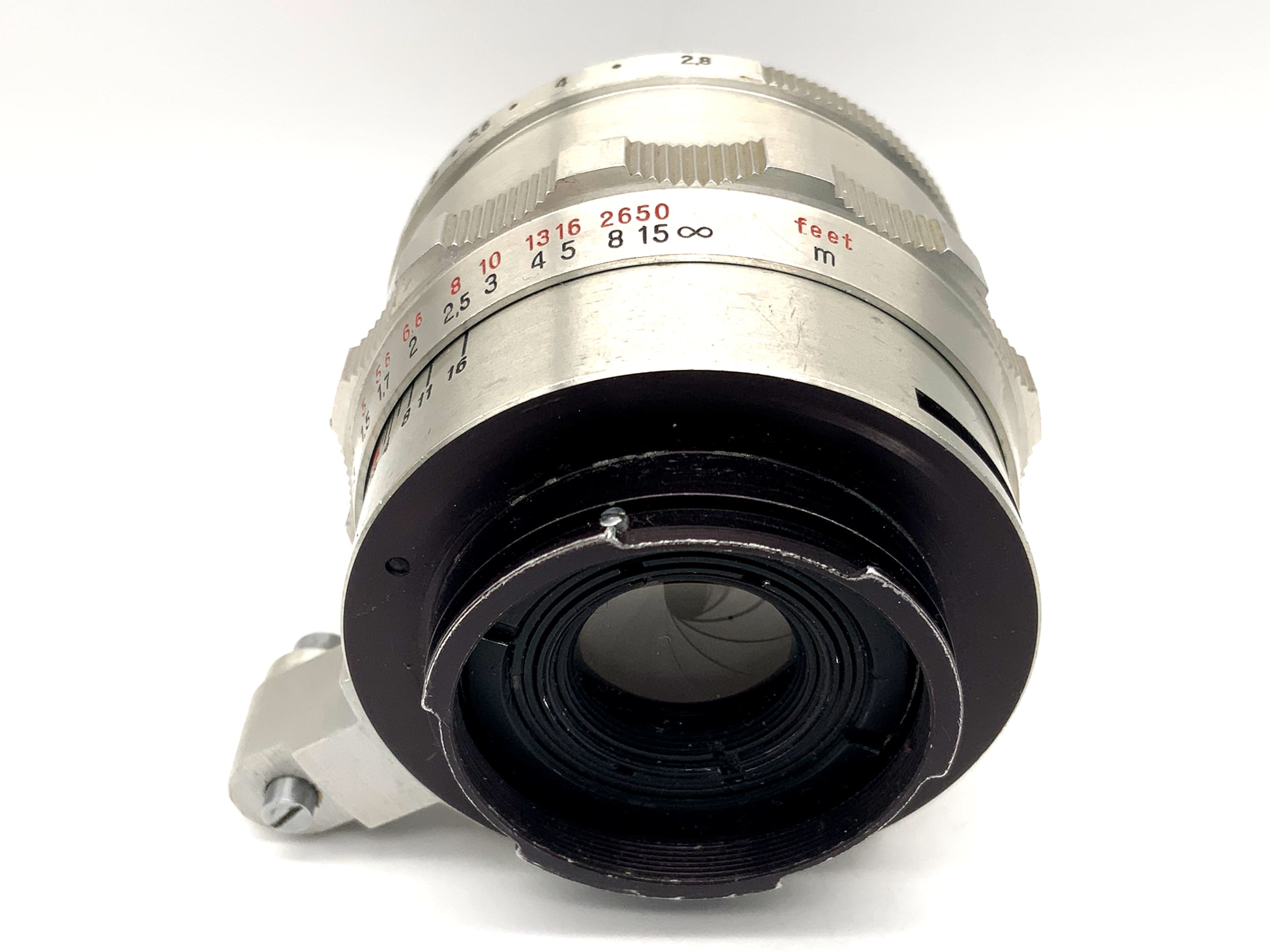 Carl Zeiss 50mm 1:2.8 Tessar lens from Jena, prime lens (Exa)