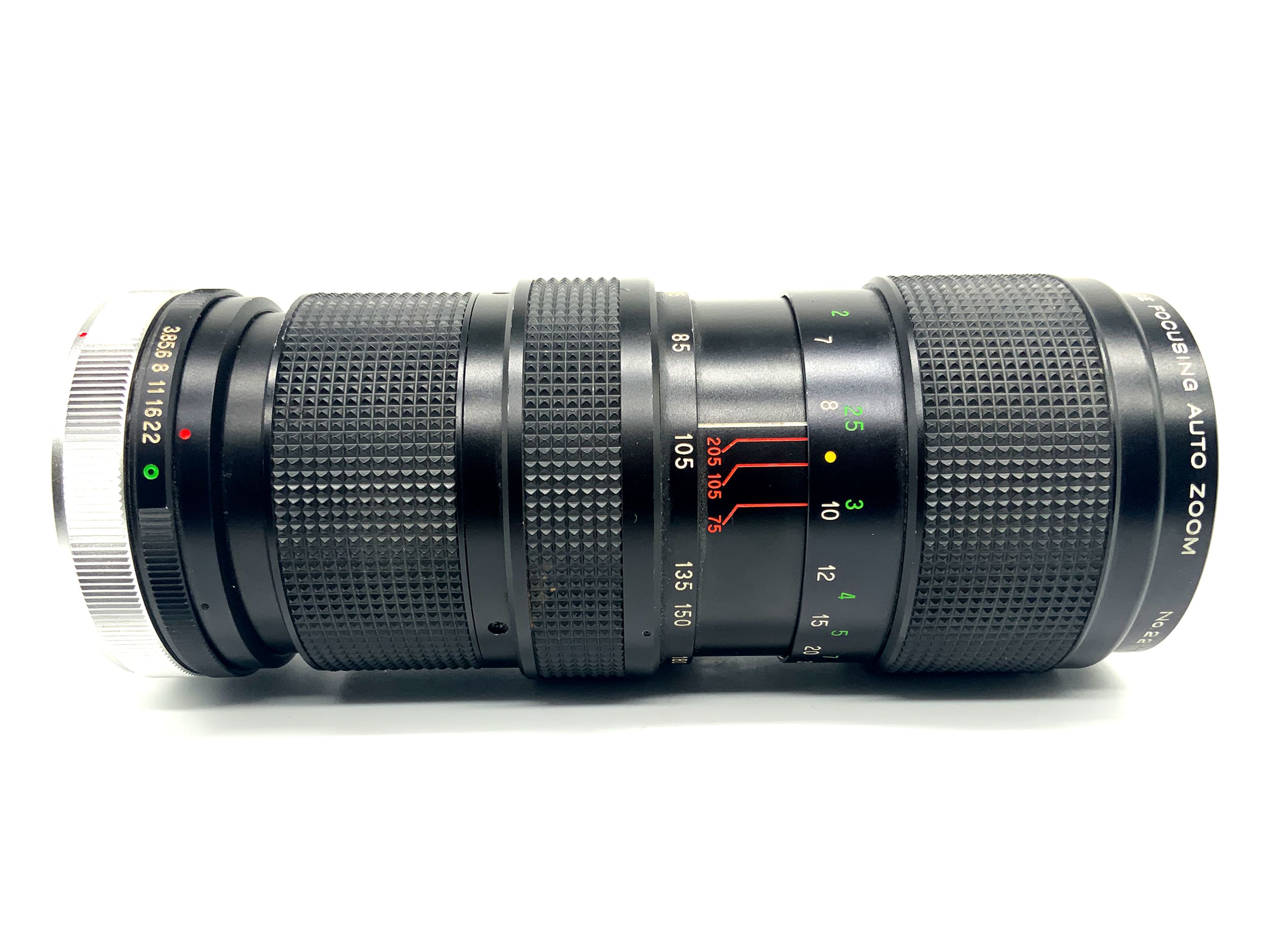 Vivitar Close Focusing Auto Zoom 75-205mm 1:3.8 Objektiv Zoomobjektiv (Canon FD)
