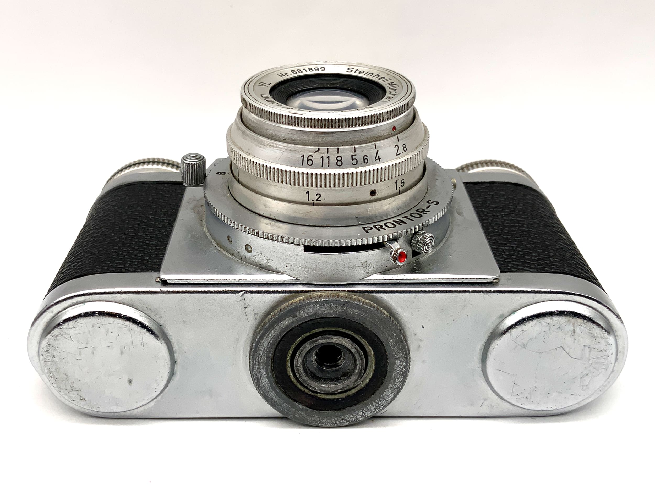 Appareil photo à viseur Braun Paxette, appareil photo analogique Steinheil Cassar 1:2.8/45mm VL Prontor-S
