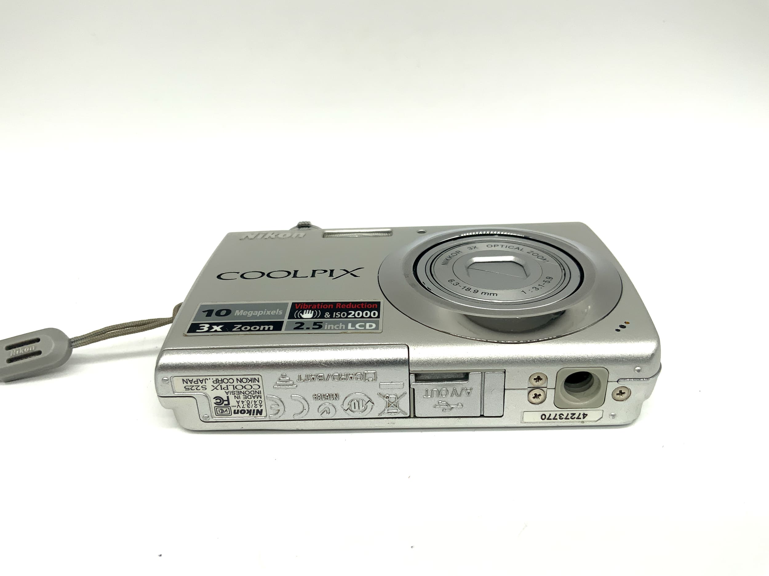 Nikon Coolpix S225 Digitale Kompaktkamera mit 6.3-18.9 1:3.1-5.9