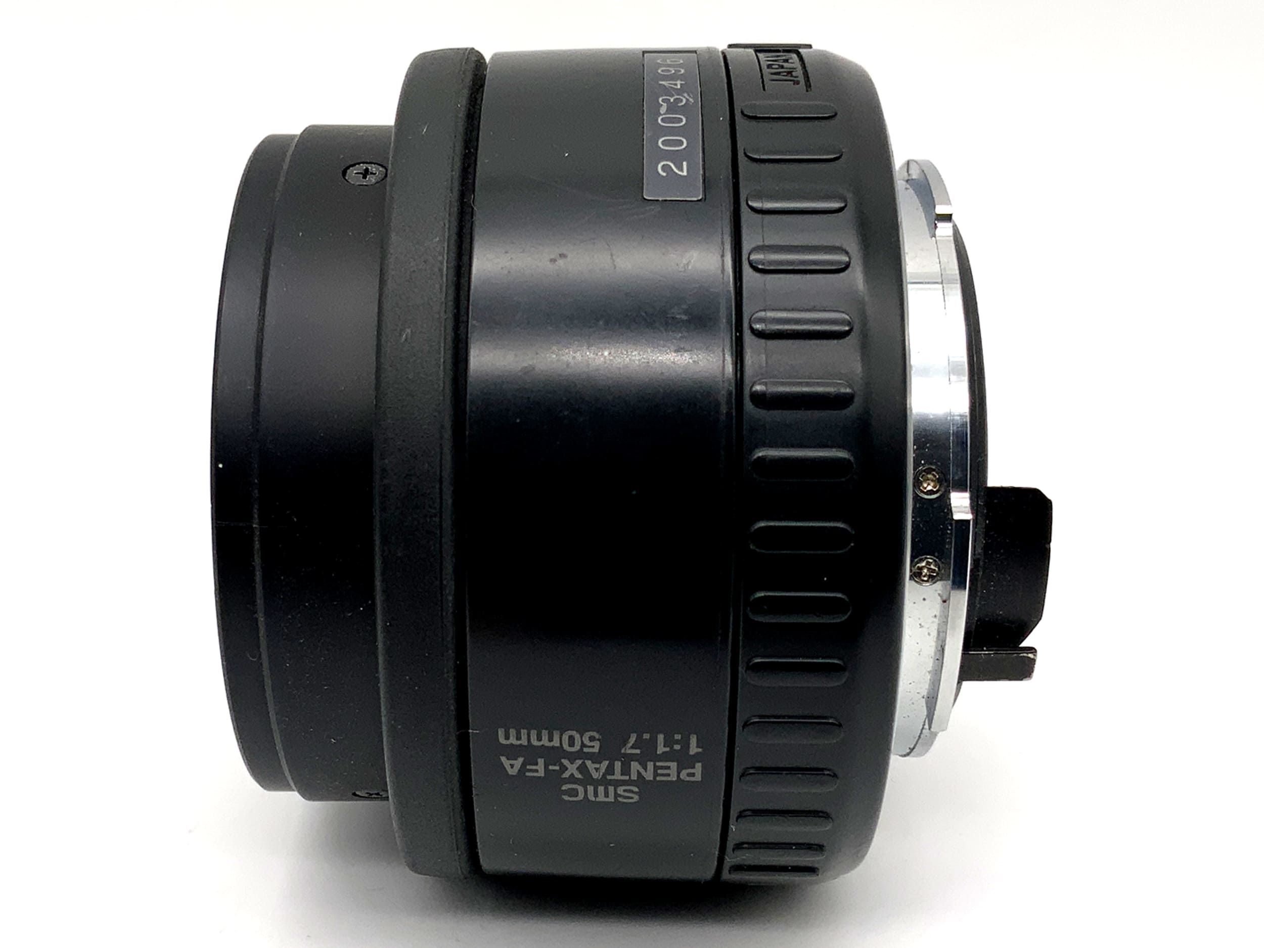 Pentax 50mm 1:1.7 lens SMC Pentax 50 FA fixed focal length (Pentax K-AF)