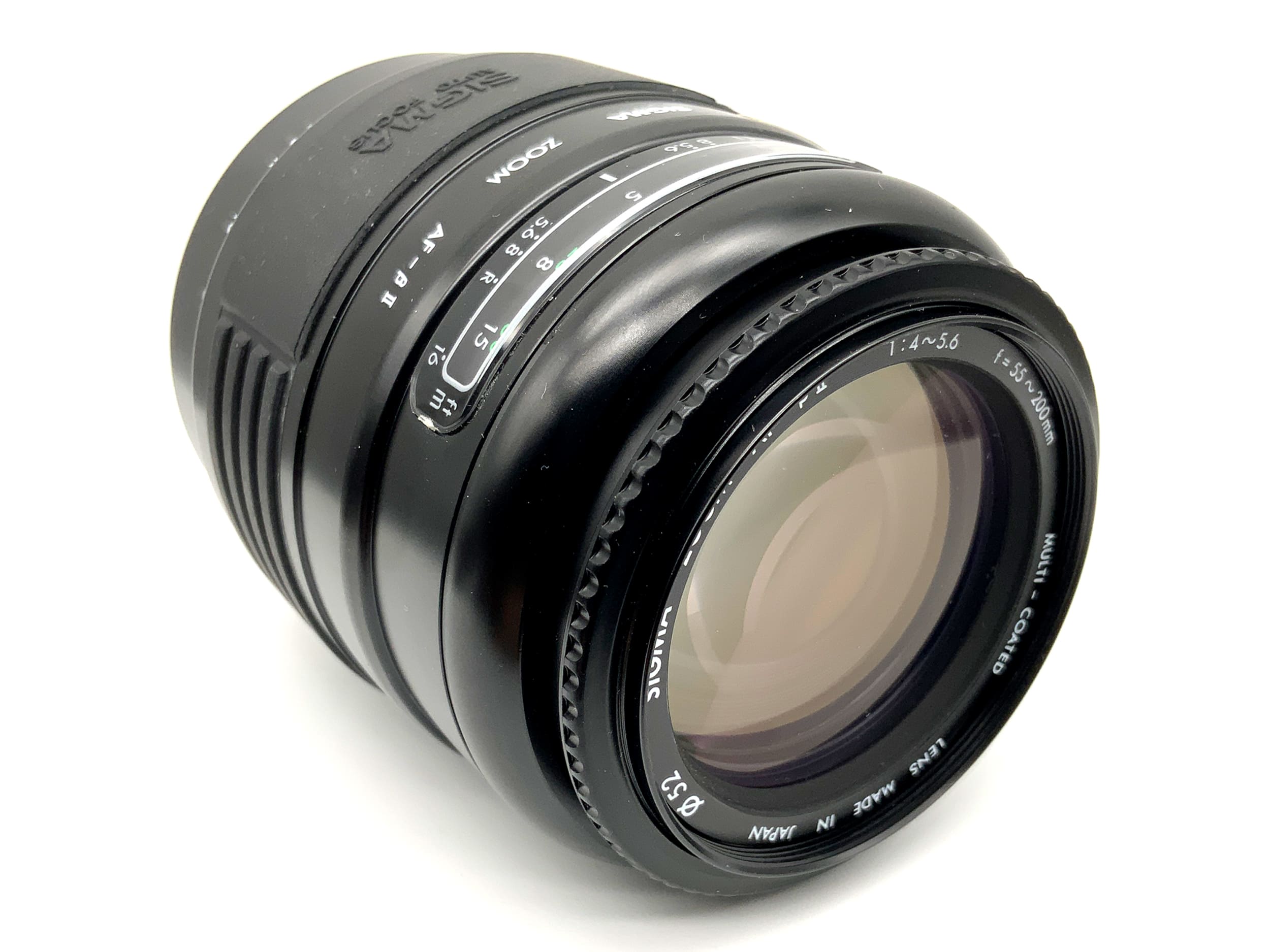 Objectif zoom Sigma 55-200 mm 1:4-5.6 AF-ßII multicouches (Canon EF)
