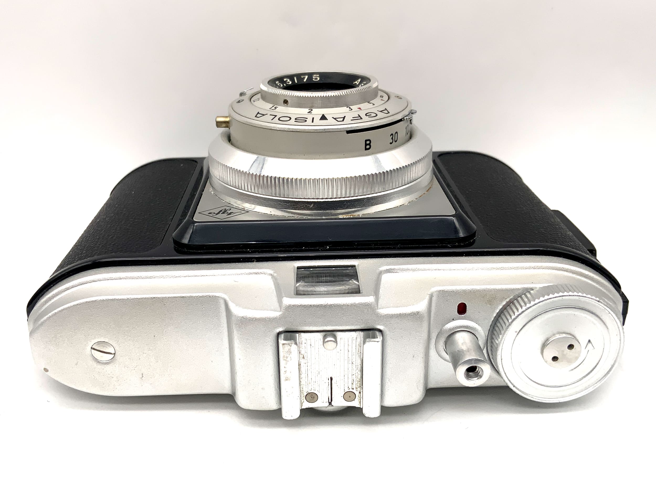 Agfa Isola viewfinder camera with Agnar 1:6.3/75mm compact camera analog camera