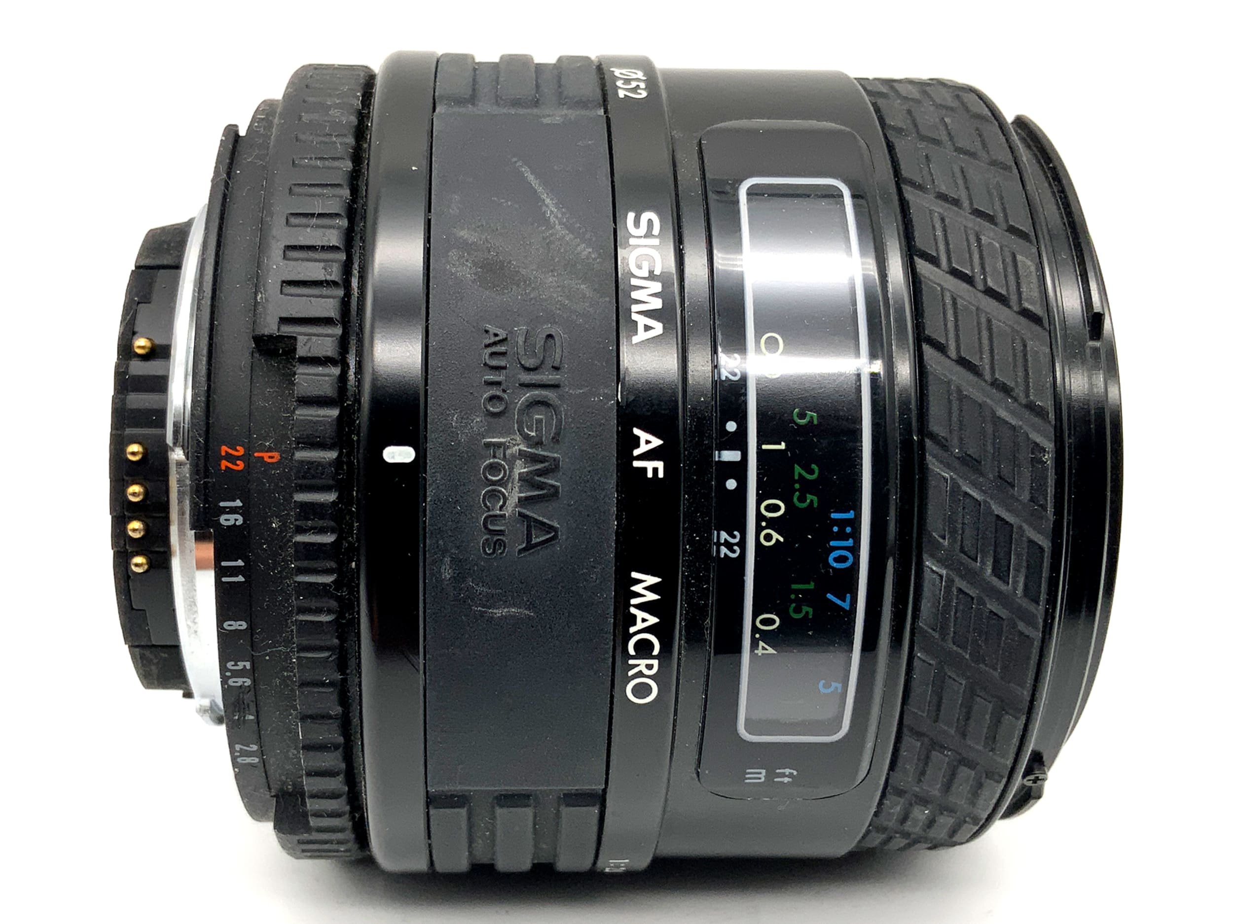 Sigma 50mm 1:2.8 lens AF Macro Multi-Coated fixed focal length (Nikon AF)