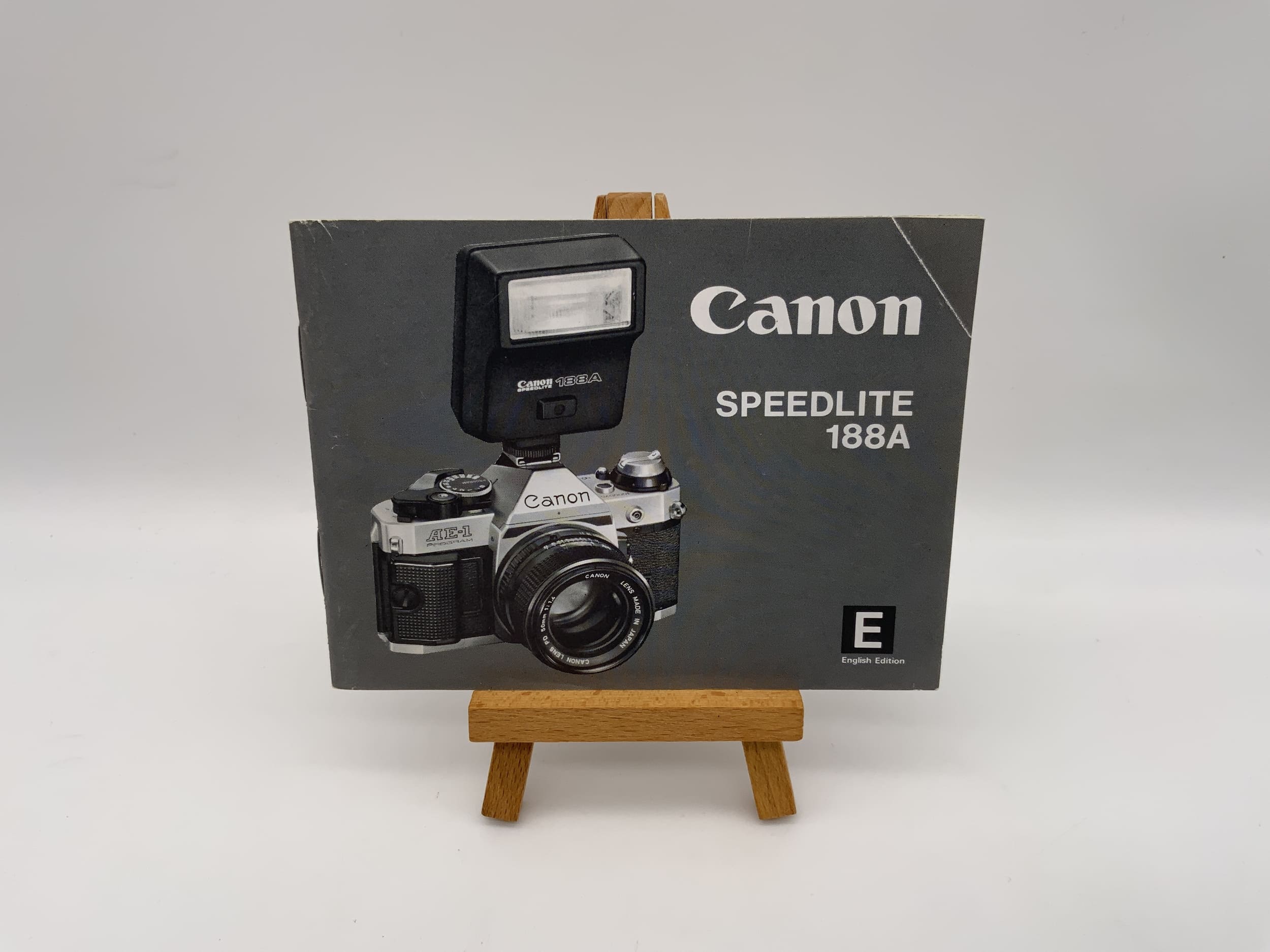 Manuel d'utilisation du flash Canon Speedlite 188A (anglais)