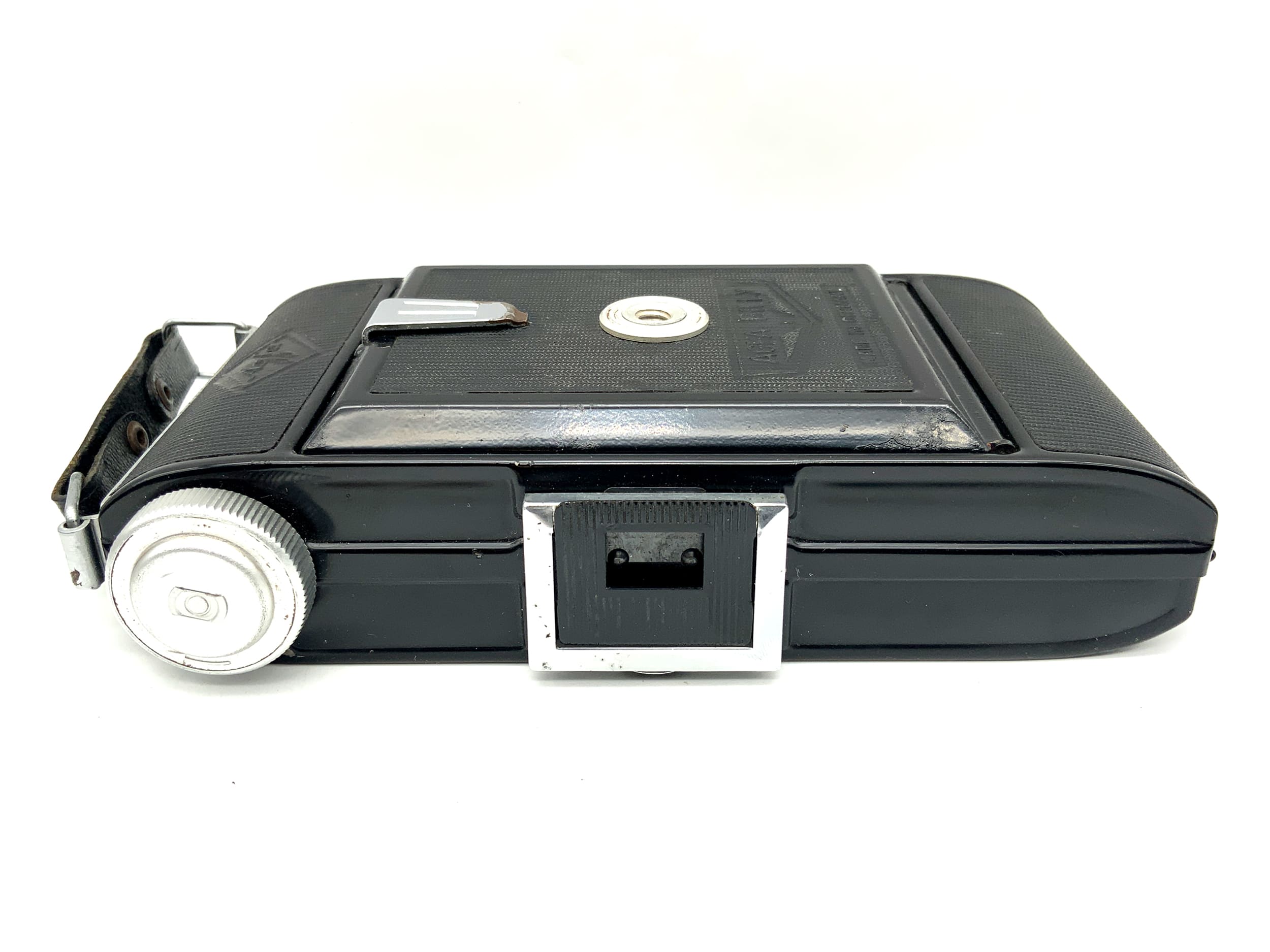 Appareil photo pliant Agfa Billy I avec objectif Agnar 1:6.3/105mm Vario argentique