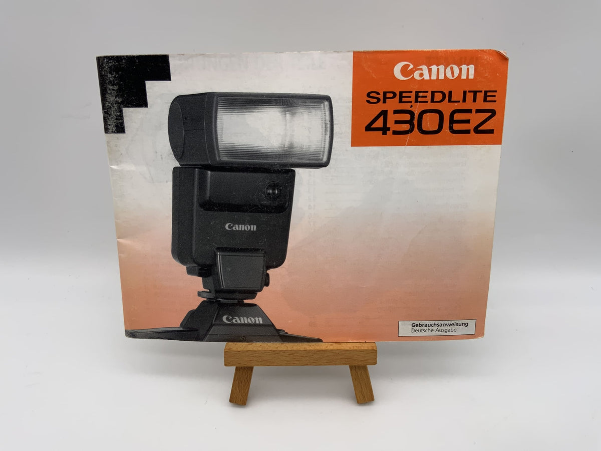 Manuel d'utilisation du flash Canon Speedlite 430EZ (allemand)