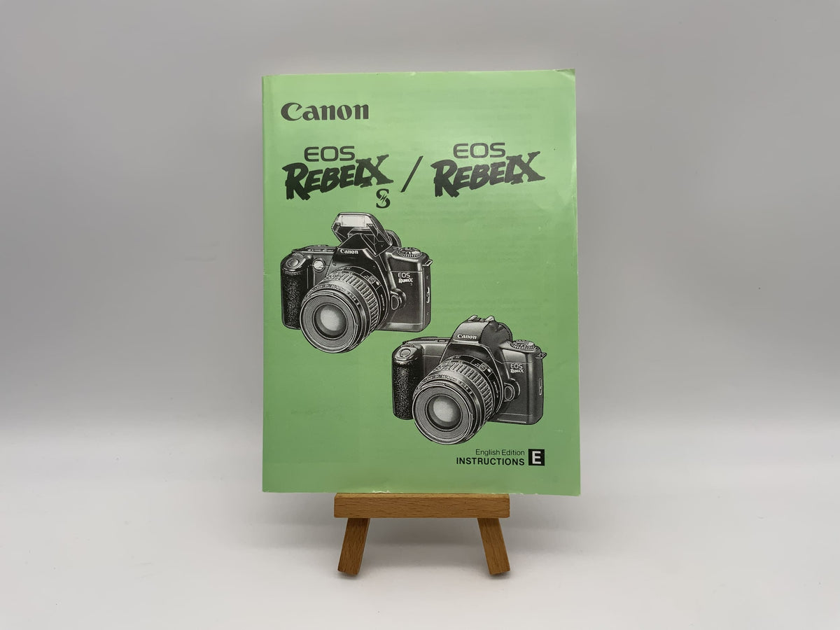 Manuel d'utilisation du Canon EOS Rebel X/S (anglais)
