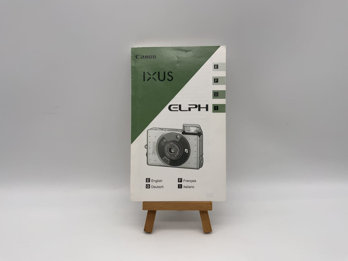 Manuel d'utilisation Canon IXUS ELPH (allemand)