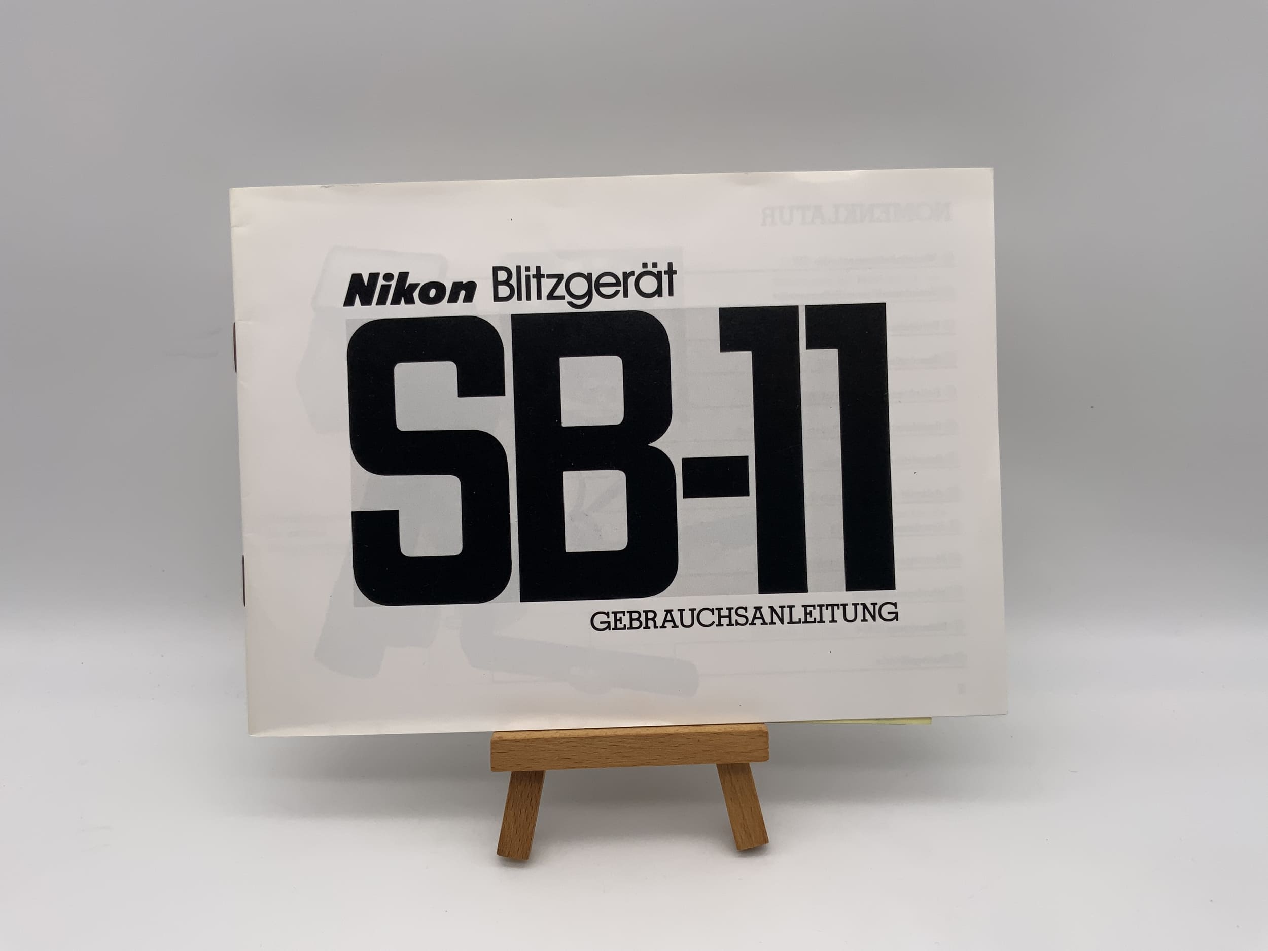 Manuel d'utilisation Nikon SB-11 (allemand)