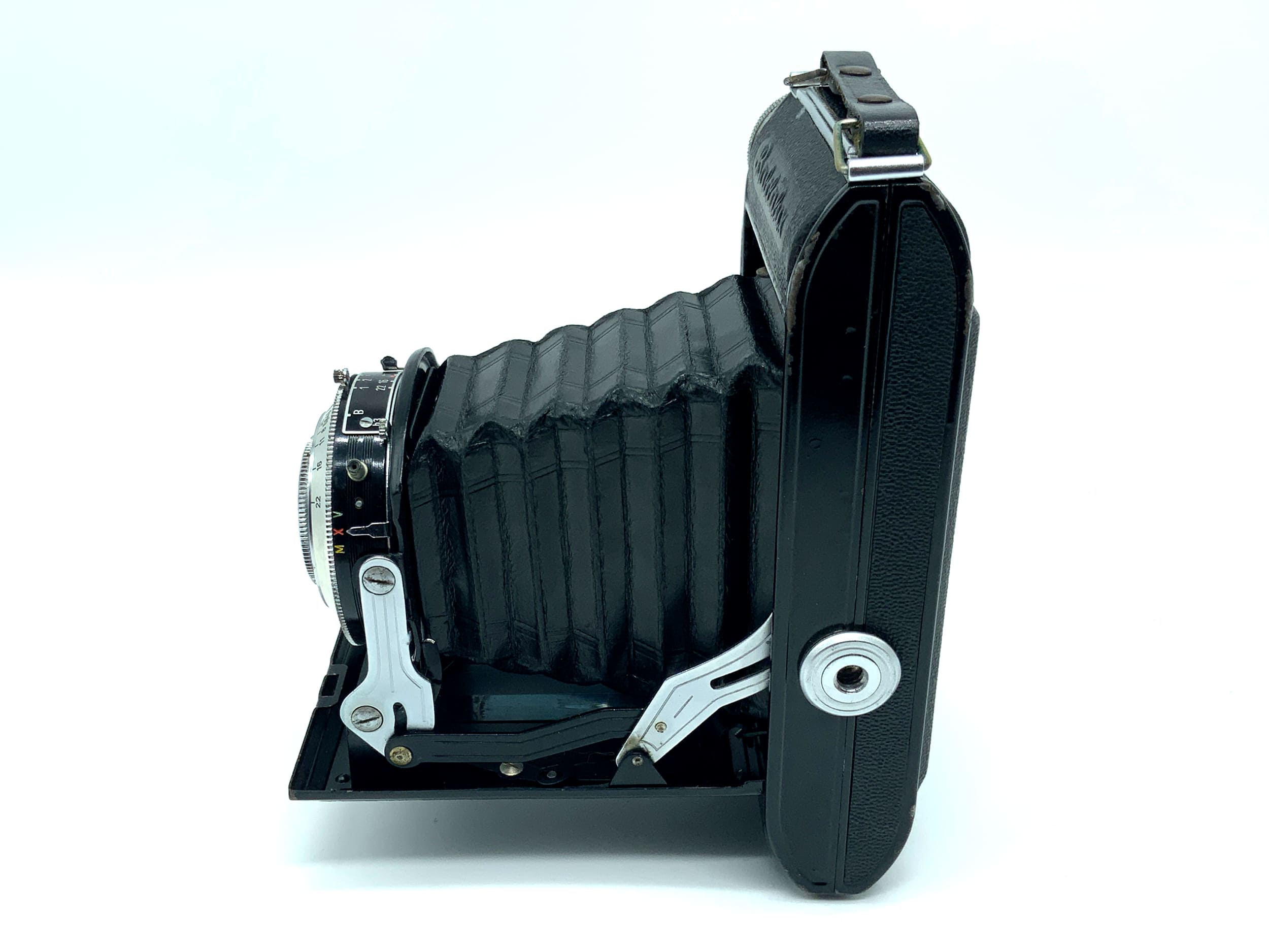 Balda Baldalux folding camera with Schneider Kreuznach Radionar 105mm 1:4.5 lens