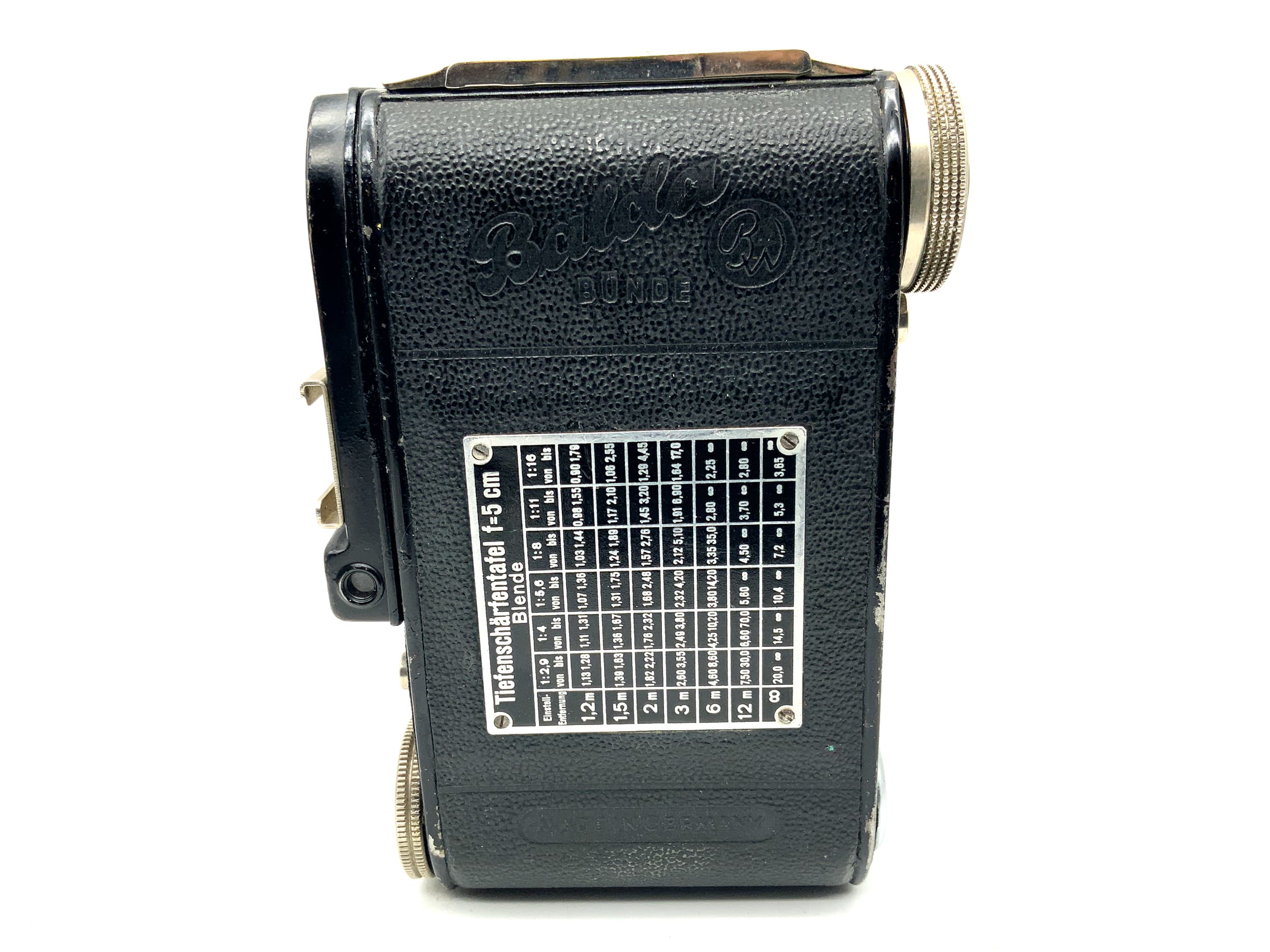 Balda Baldini folding camera with Baltar 5cm 1:2.9 analogue camera