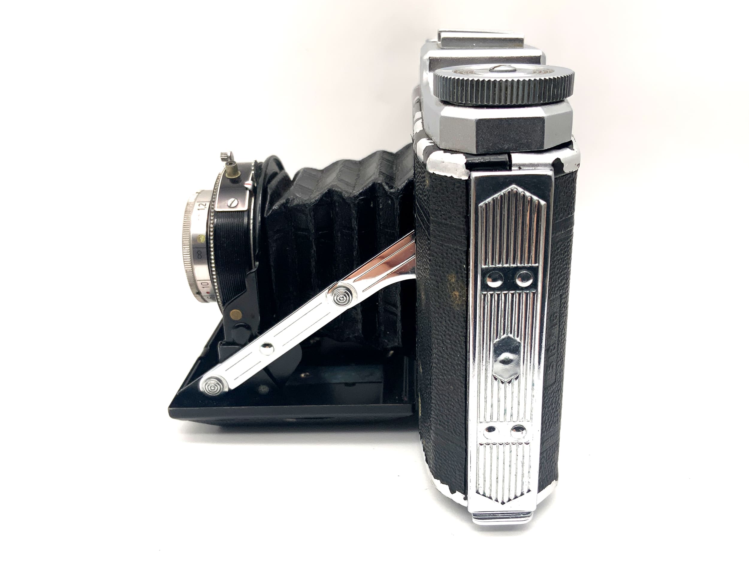 Appareil photo pliant Zeiss Ikon Nettar 518/16 avec objectif Novar Anastigmat 75 mm 1:6.3 Vario