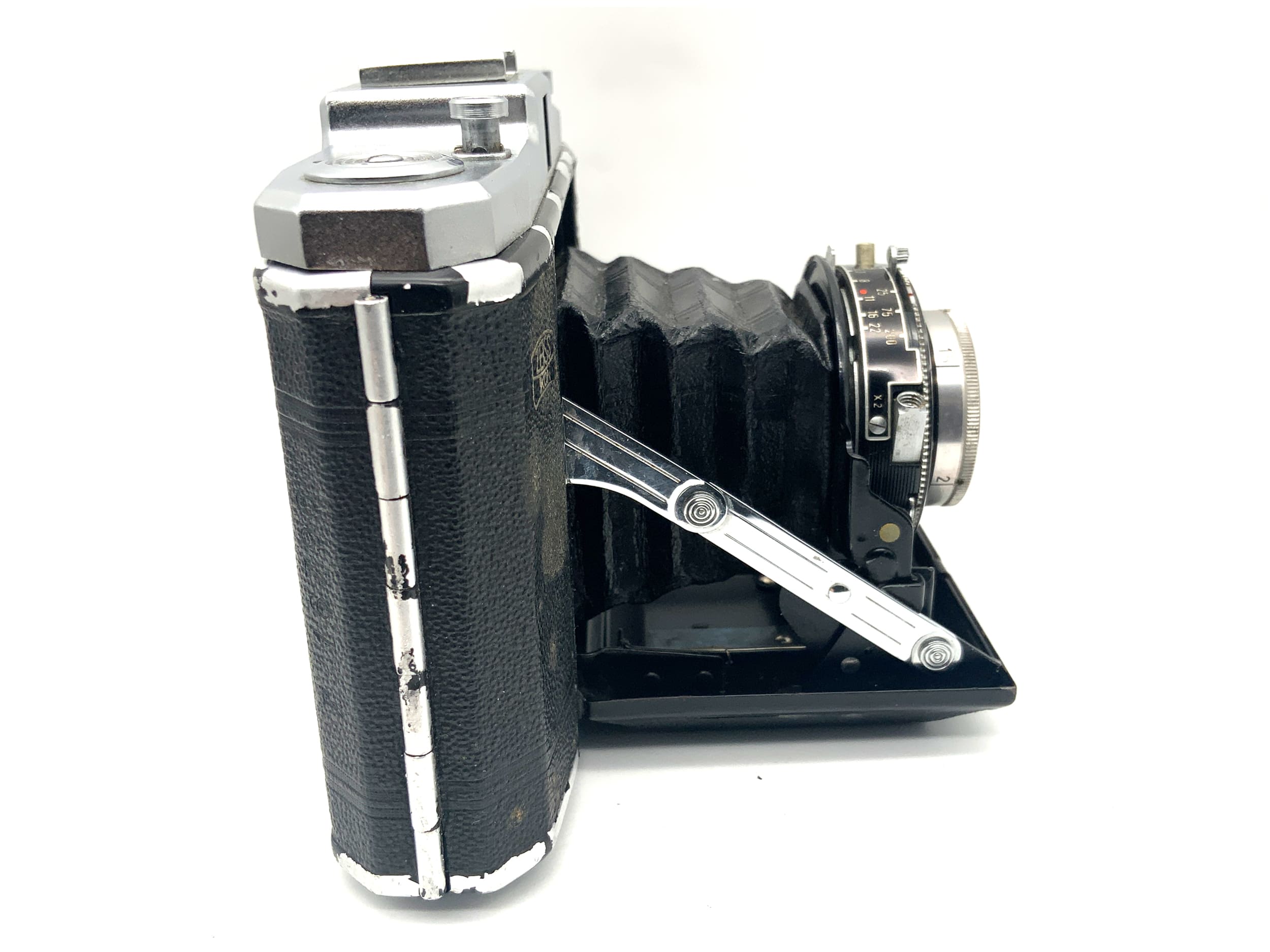 Appareil photo pliant Zeiss Ikon Nettar 518/16 avec objectif Novar Anastigmat 75 mm 1:6.3 Vario