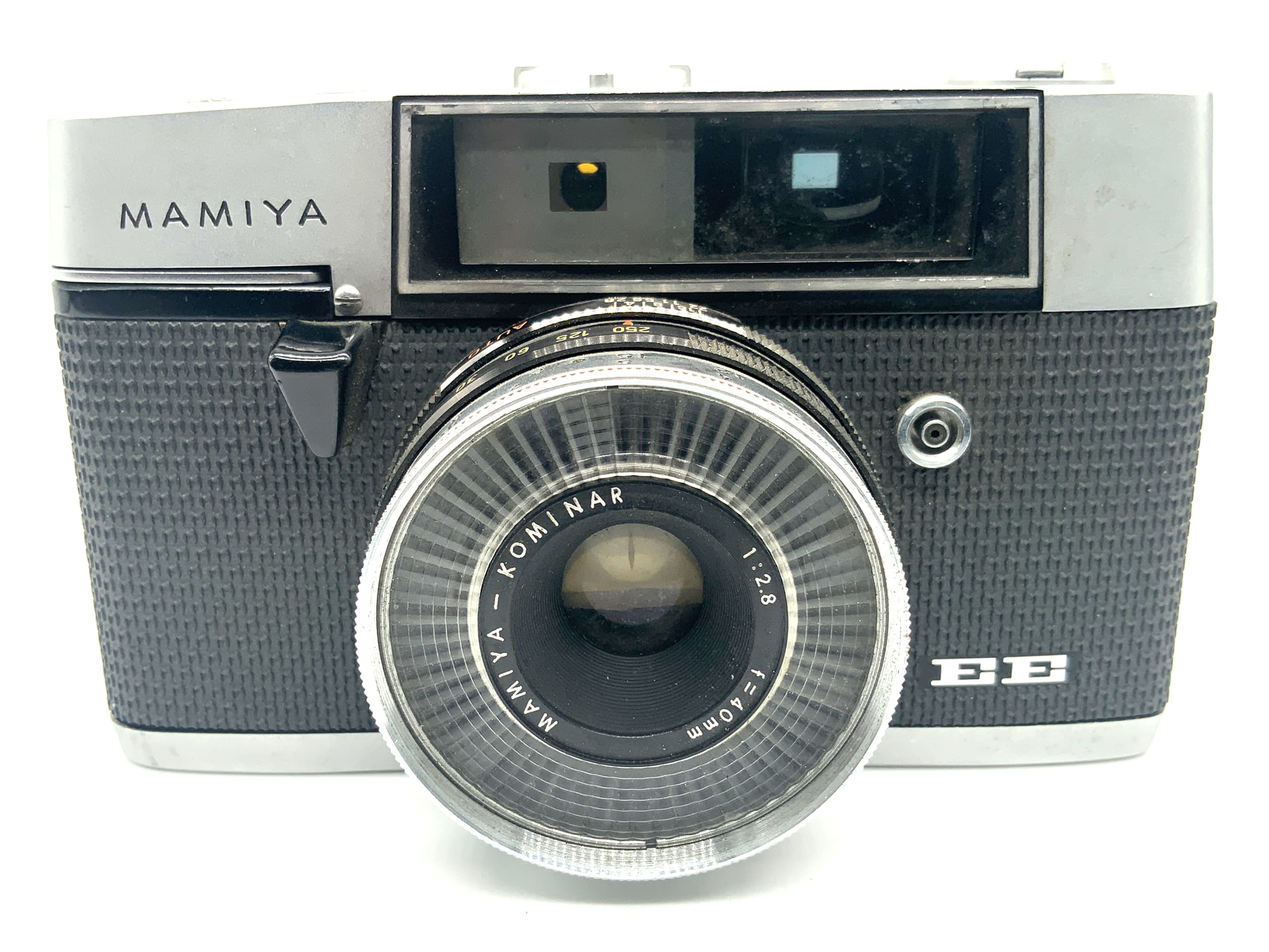 Mamiya EE Messsucherkamera mit Kominar 40mm 1:2.8 Kompaktkamera Analogkamera