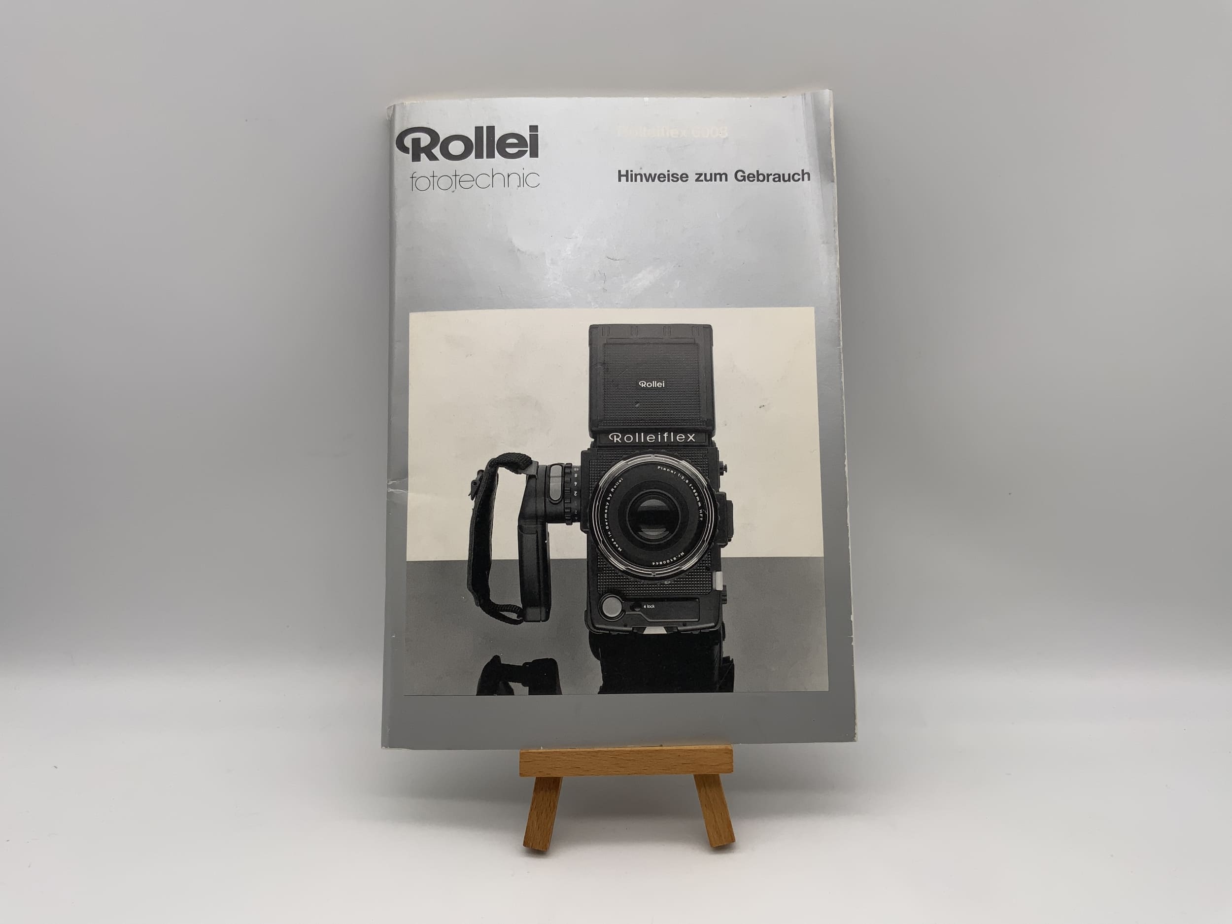 Manuel d'utilisation du Rollei Rolleiflex 6008 (allemand)
