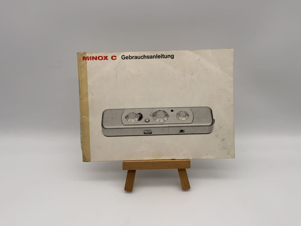 Manuel d'utilisation du Minox C (allemand)