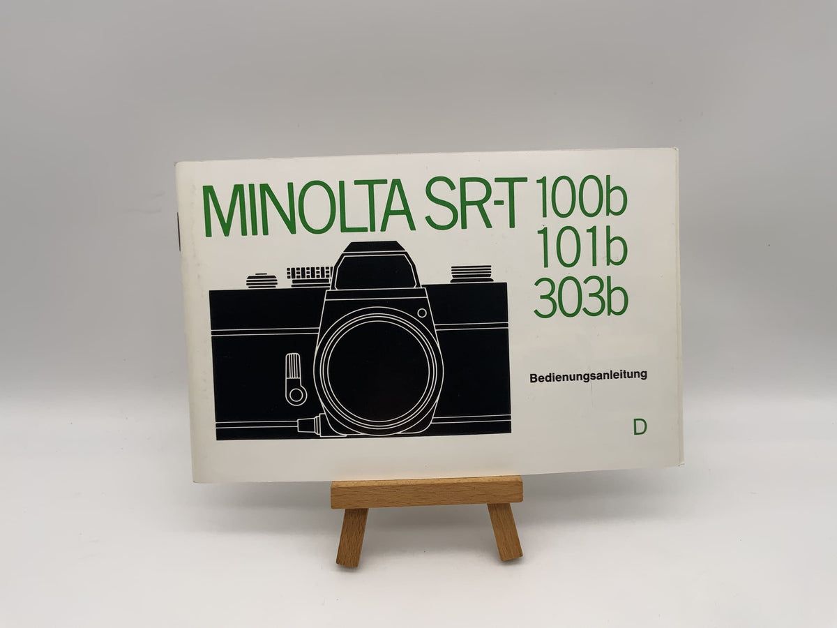 Manuel d'utilisation Minolta SR-T 100b 101b 303b (allemand)