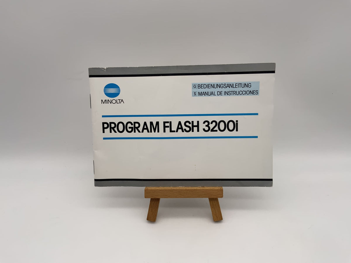 Manuel d'utilisation du Minolta Program Flash 3200i (allemand)