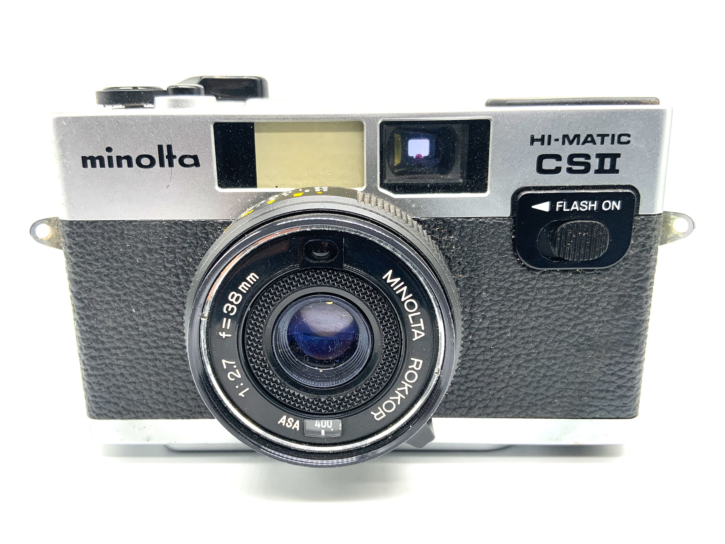 Minolta Hi.Matic CS II Sucherkamera mit Rokkor 38mm 1:2.7 Analogkamera