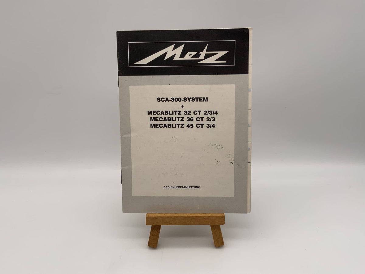 Metz SCA 300 System Mecablitz 32 CT 2/3/4, 36 CT 2/3 Operating Instructions German