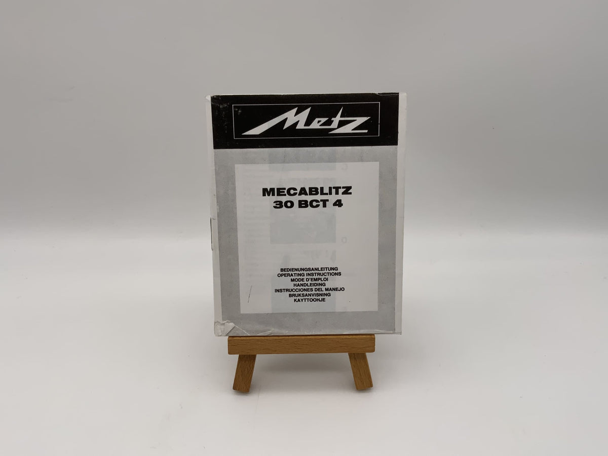 Metz Mecablitz 30 BCT 4 User Manual German