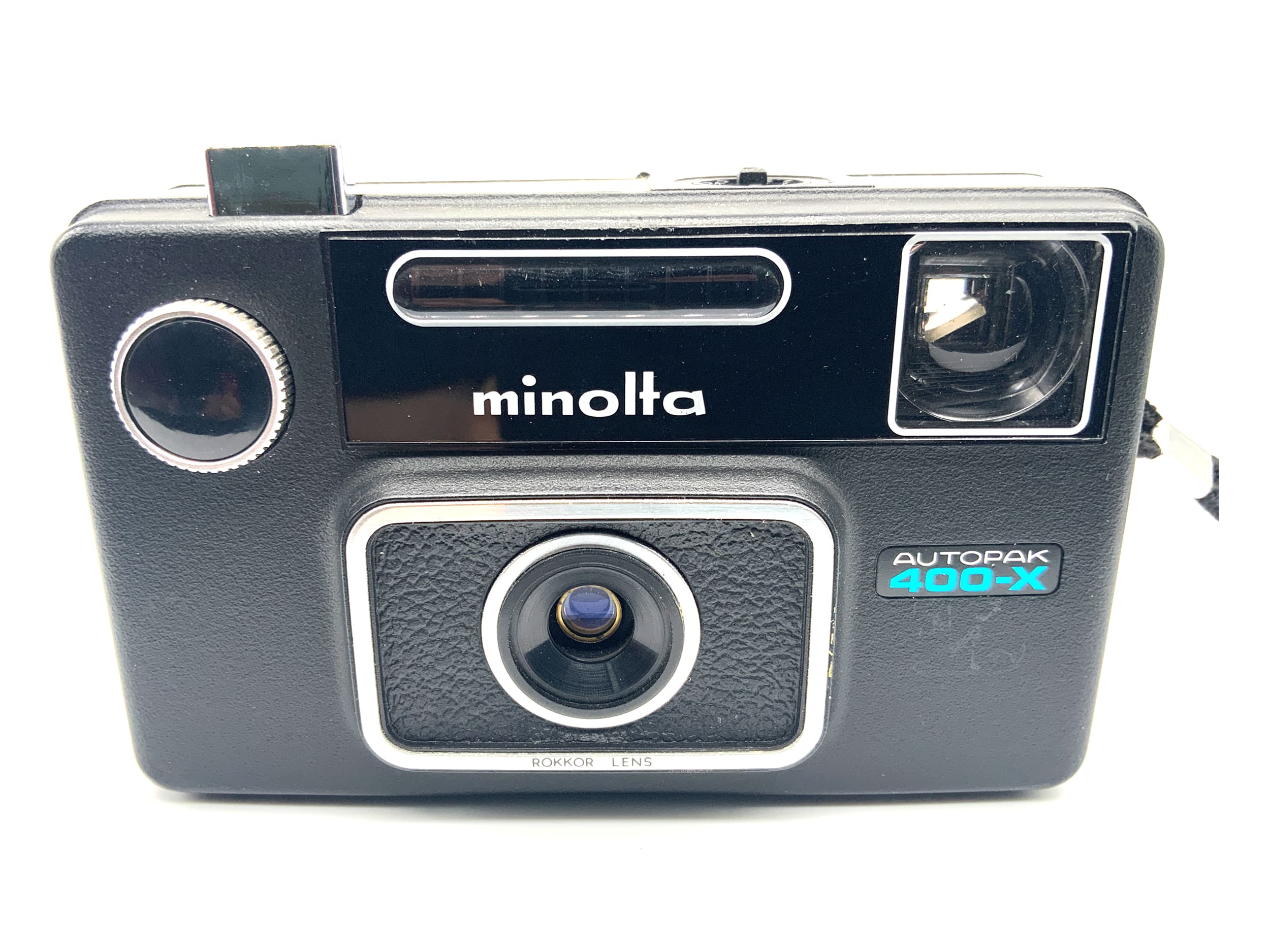 Minolta Autopak 400-X Sucherkamera mit Rokkor Lens Kompaktkamera Analogkamera