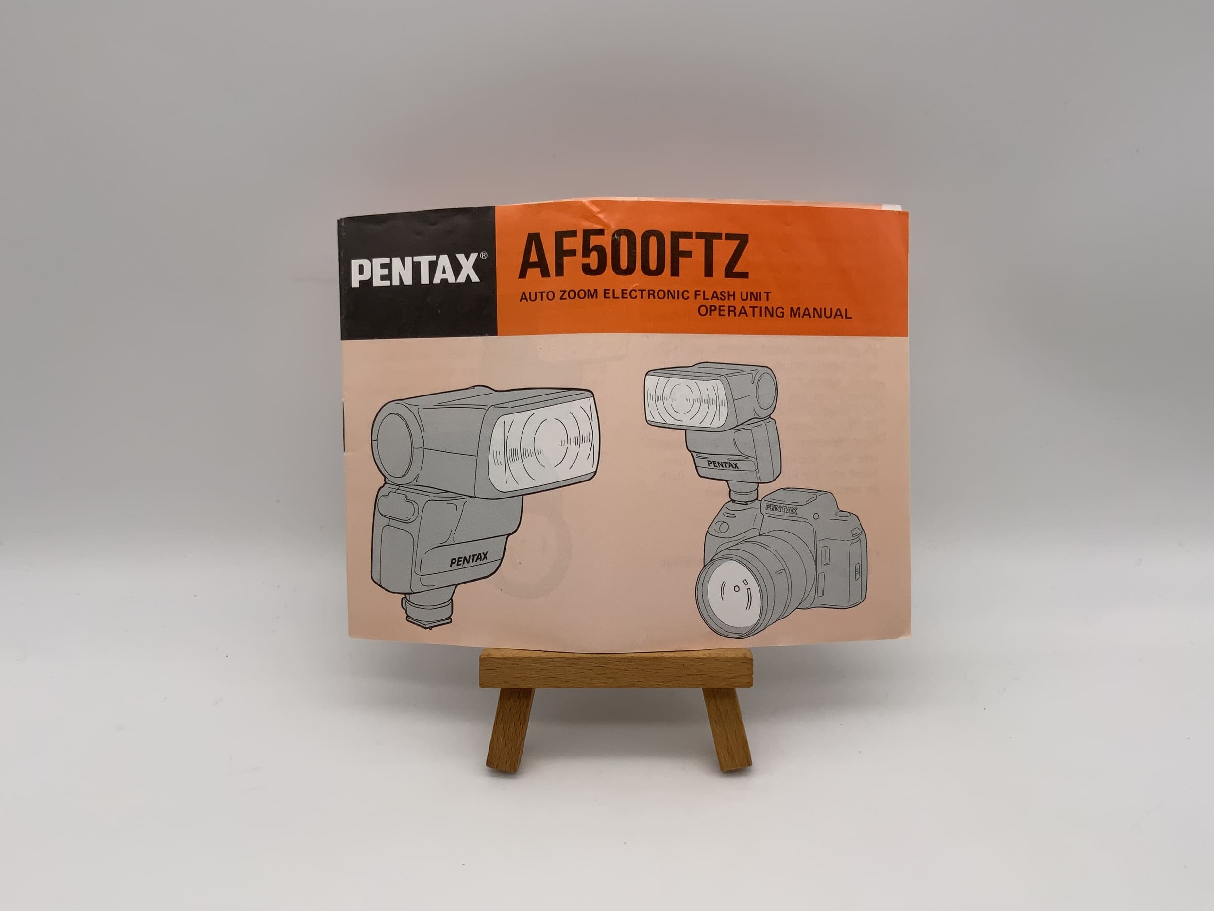 Pentax AF 500 FTZ Electronic Flash User Manual (English)