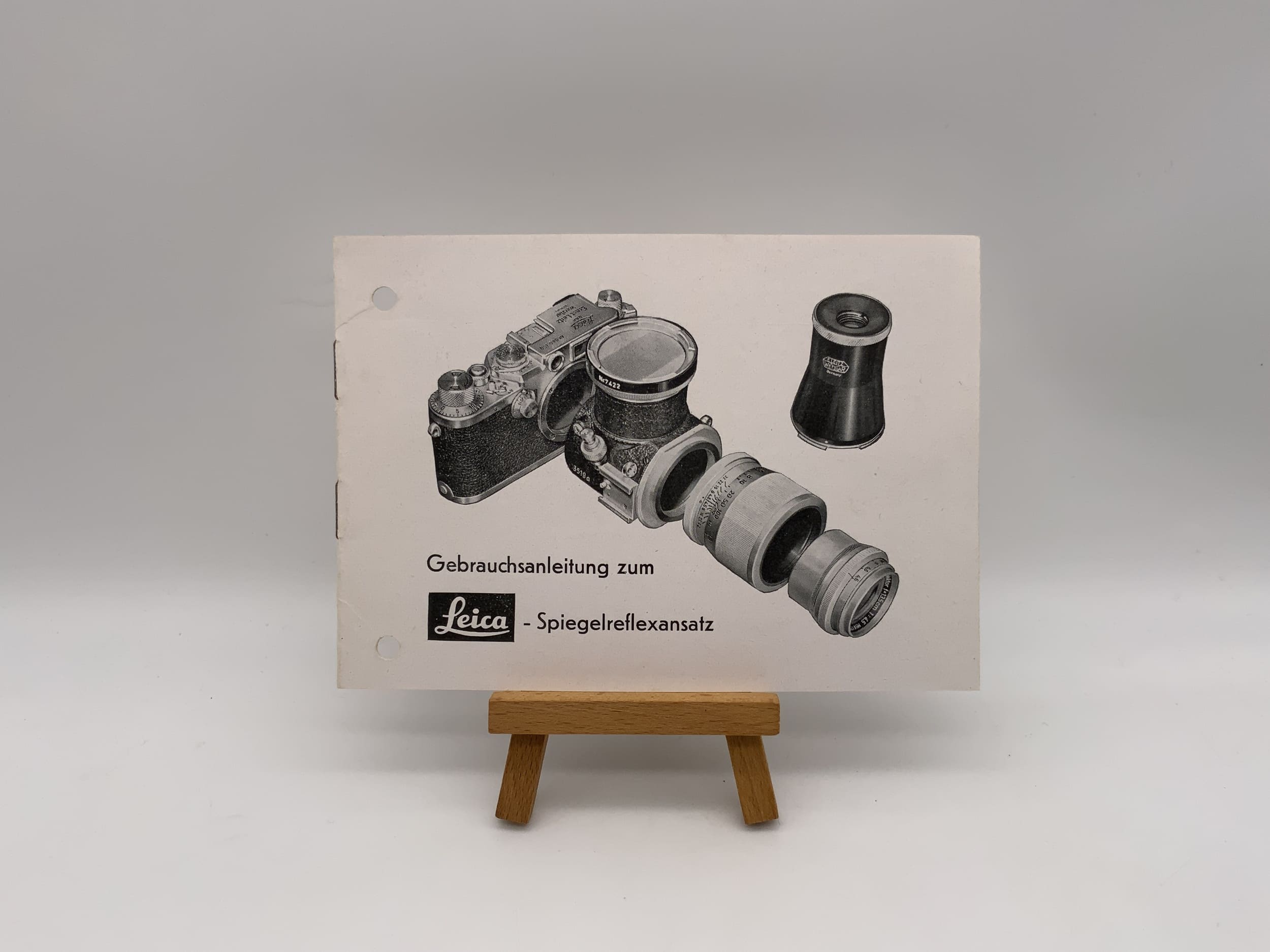 Leica SLR attachment User manual (German)