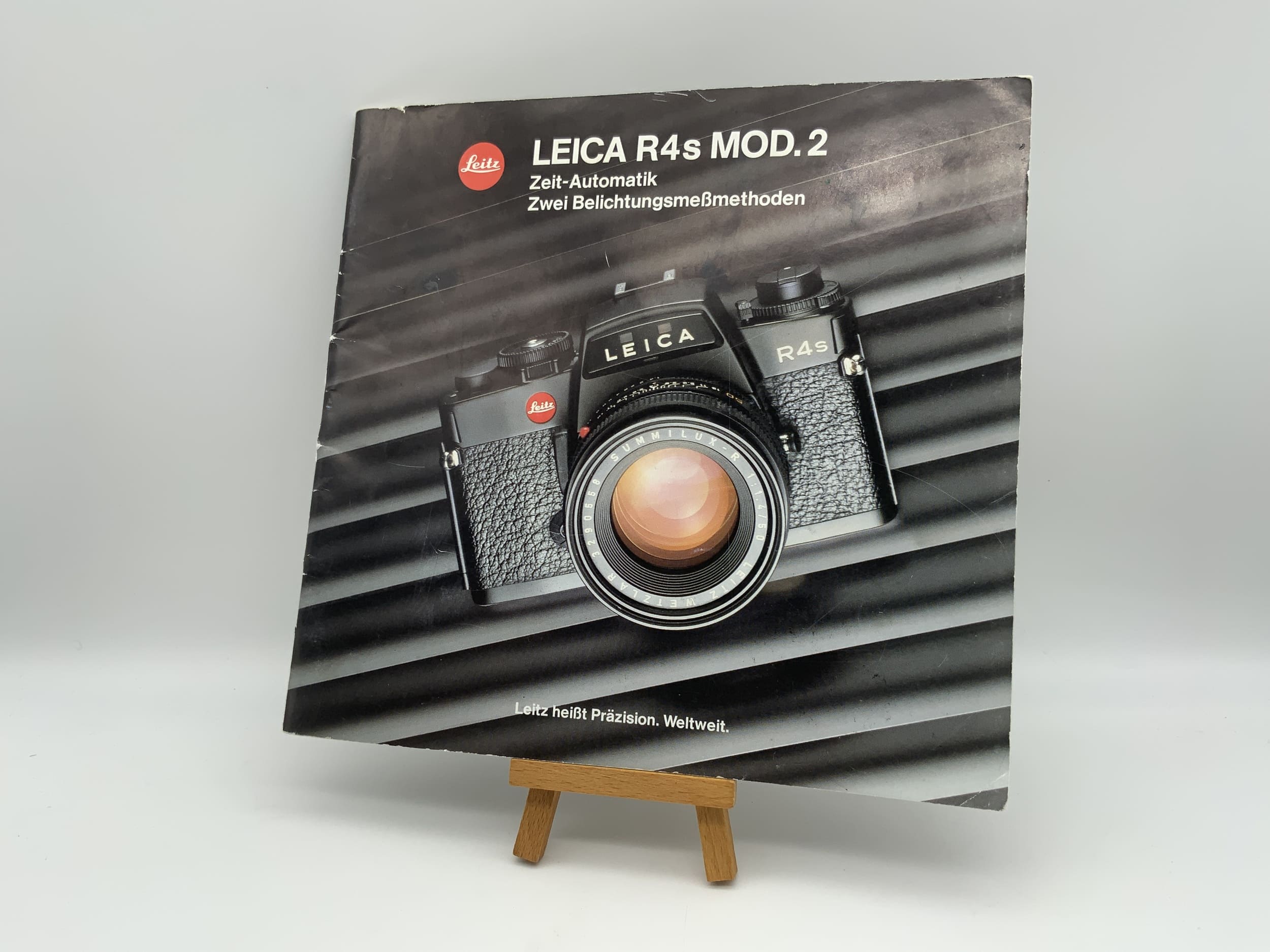Leica R4s Mod.2 Shutter Priority Automatic Two Exposure Metering Methods Brochure German