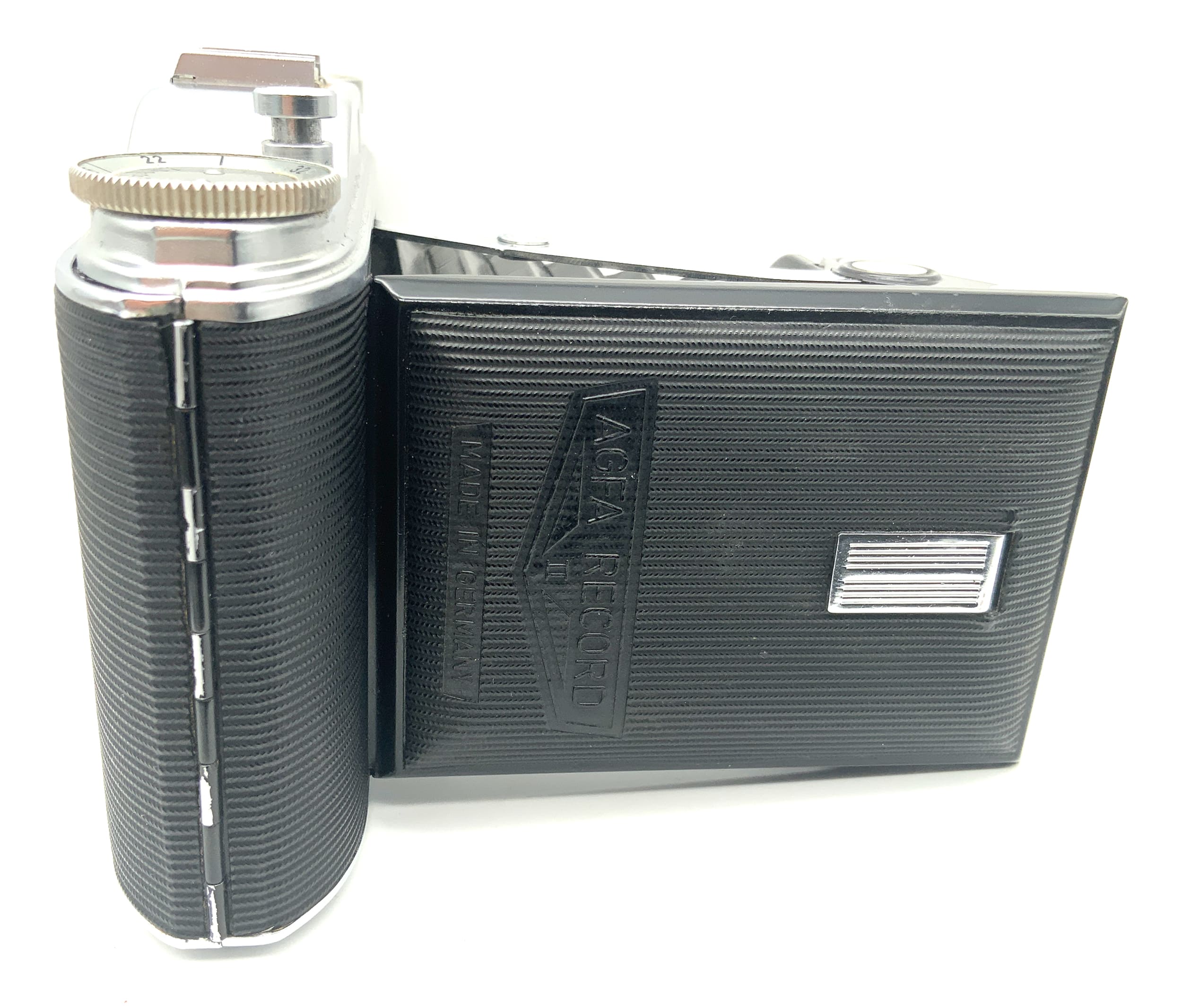 Agfa Record II Klappkamera mit Agnar 105mm 1:4.5 Analogkamera