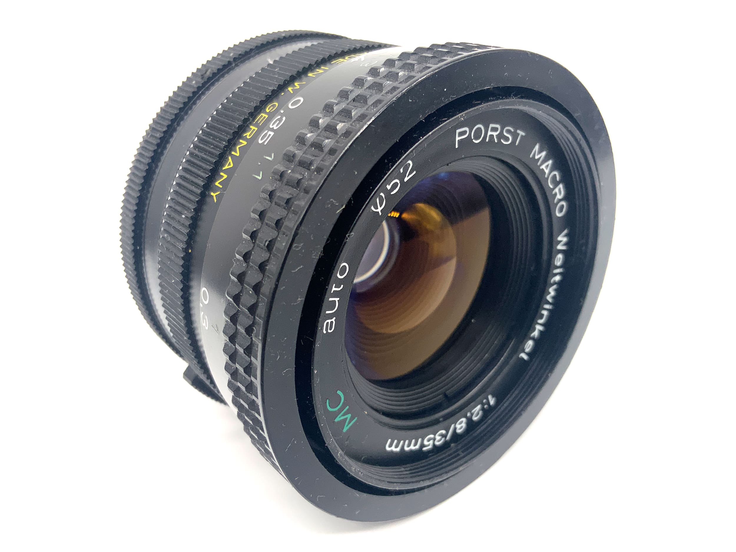 Porst Macro Weitwinkel MC auto 35mm 1:2.8 Objektiv Festbrennweite (M42)